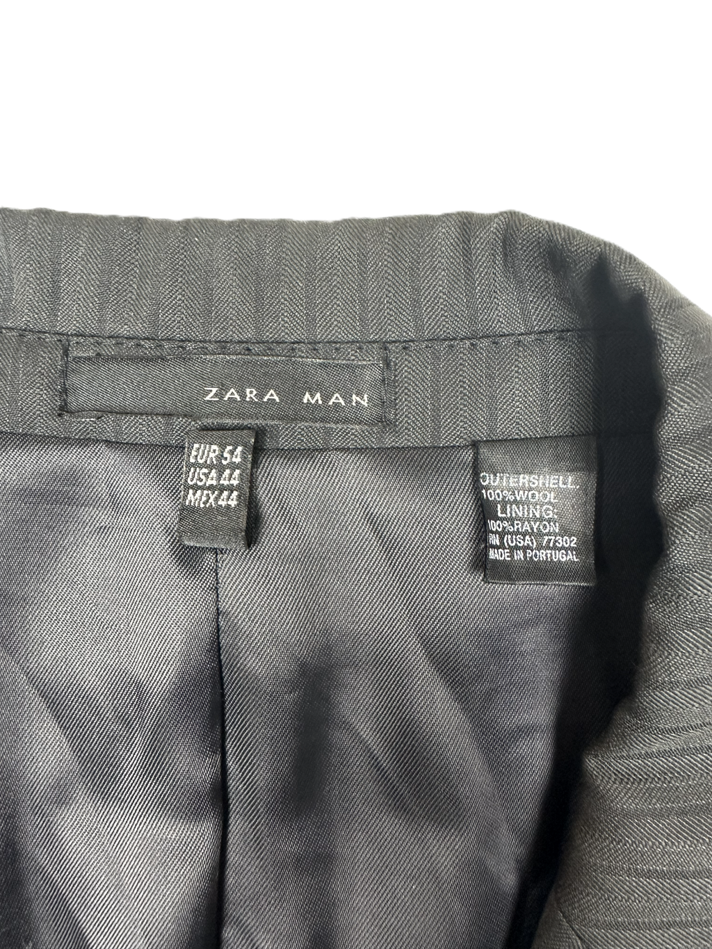 Zara – Sakko | Black Wool (EU 54)