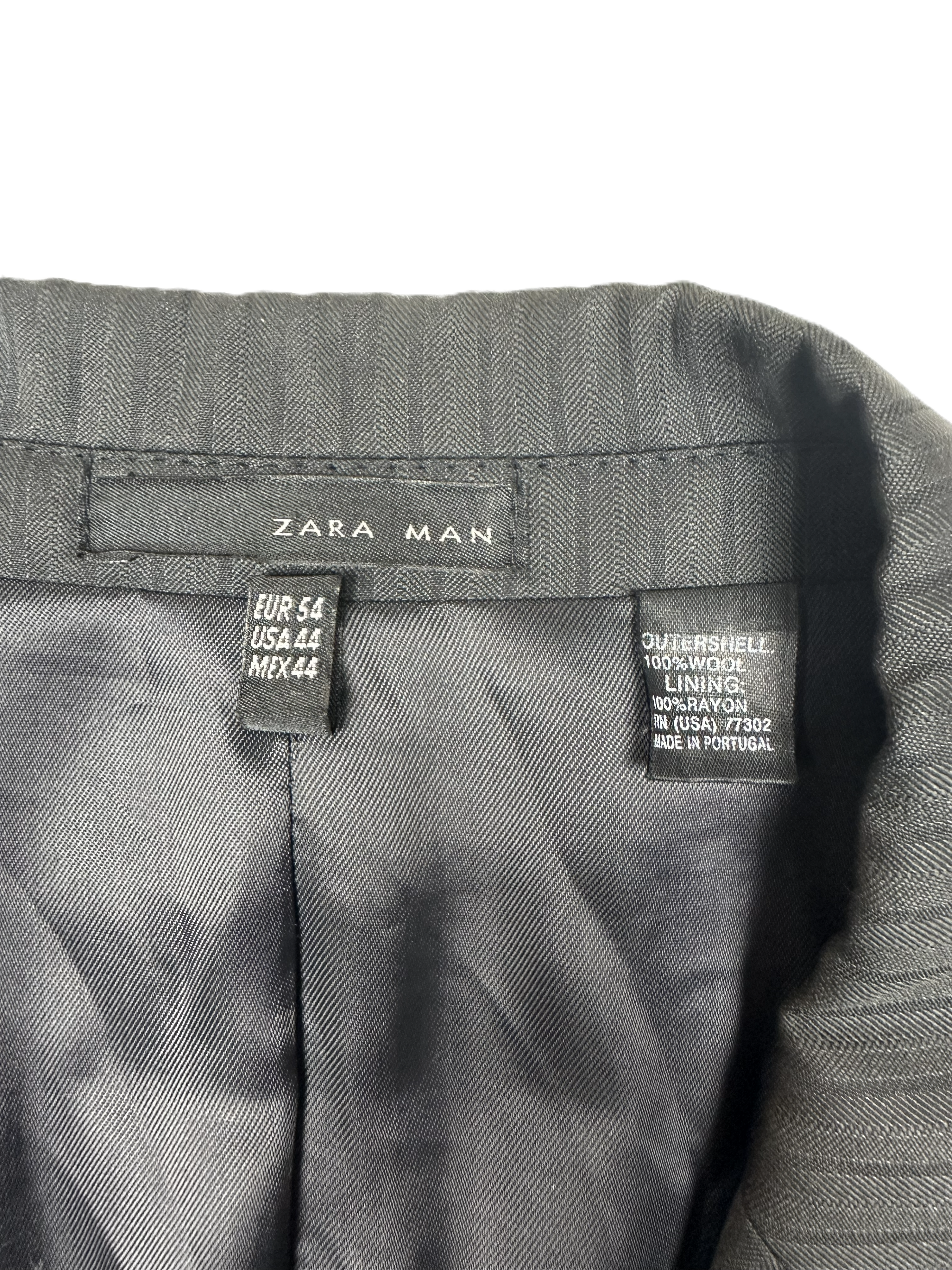 Zara – Sakko | Black Wool (EU 54)