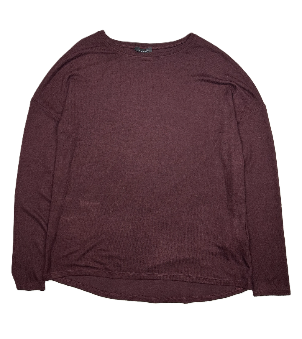 Amisu – Knit | Bordeaux Viscose Blend (fits men’s M–L)