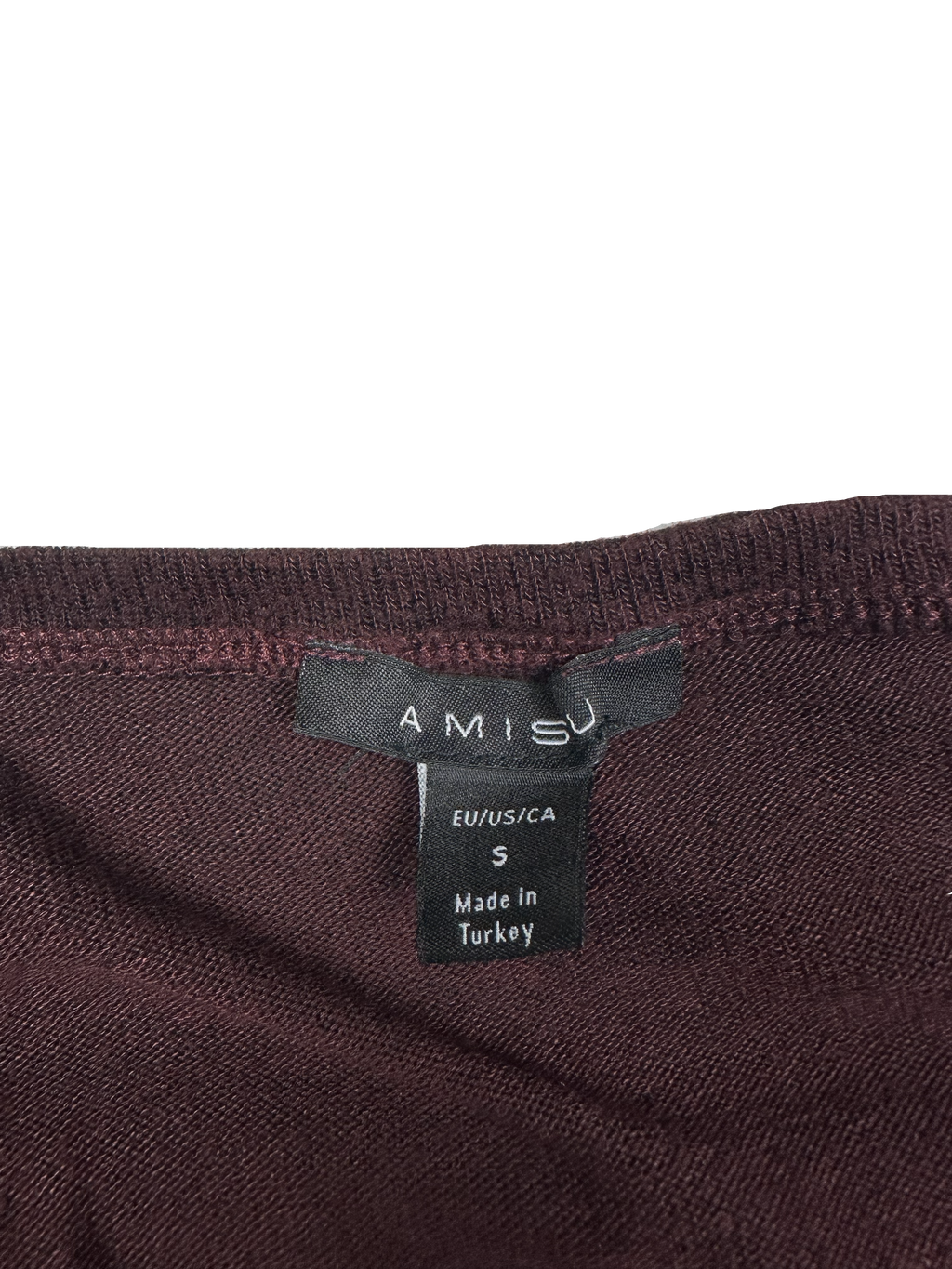 Amisu – Knit | Bordeaux Viscose Blend (fits men’s M–L)