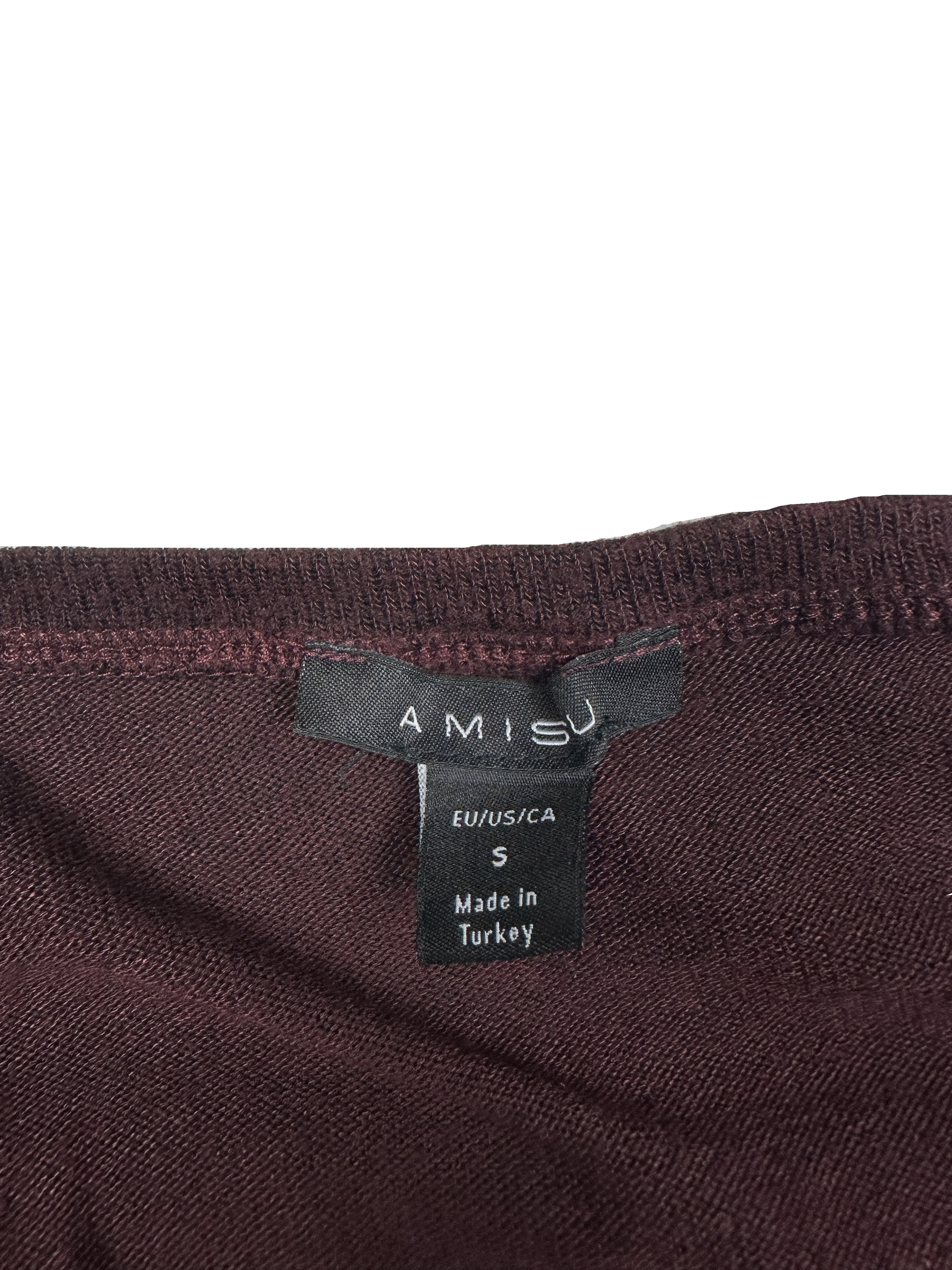 Amisu – Knit | Bordeaux Viscose Blend (fits men’s M–L)