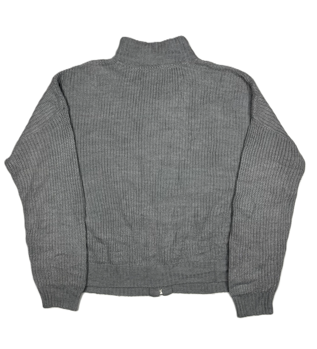 bonprix – Light Grey Zip Knit (EU 44/46)