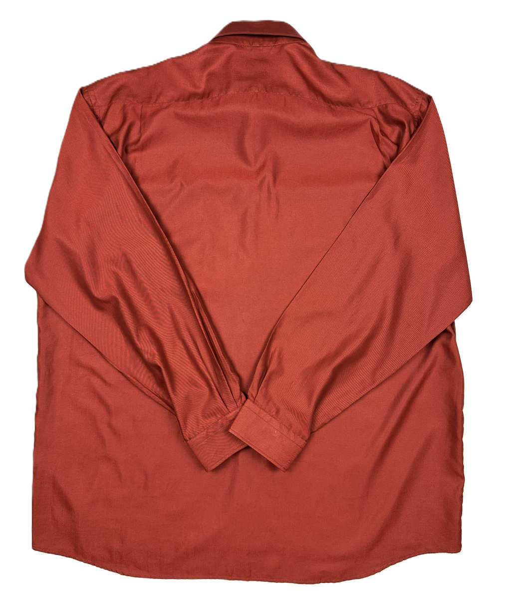 Cavori – Shirt | Red Cotton-Elastane (XL)
