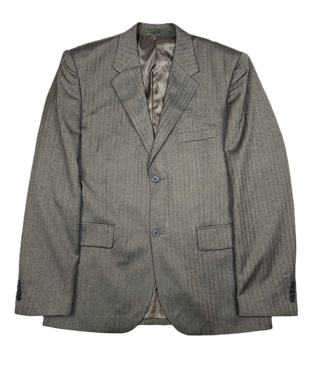 Reserved City Line – Sakko | Brown-Beige Wool Blend (EU 50)