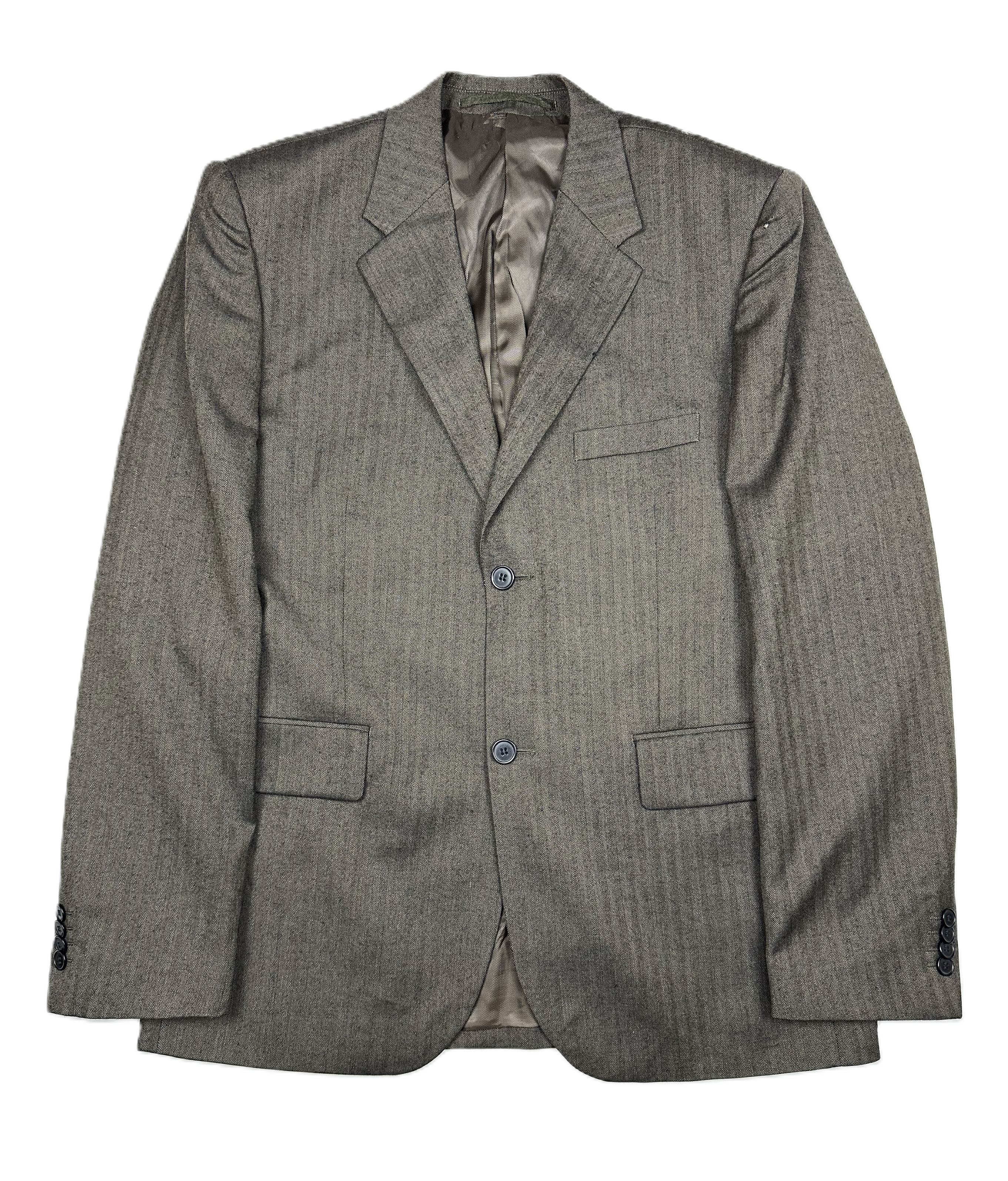 Reserved City Line – Sakko | Brown-Beige Wool Blend (EU 50)