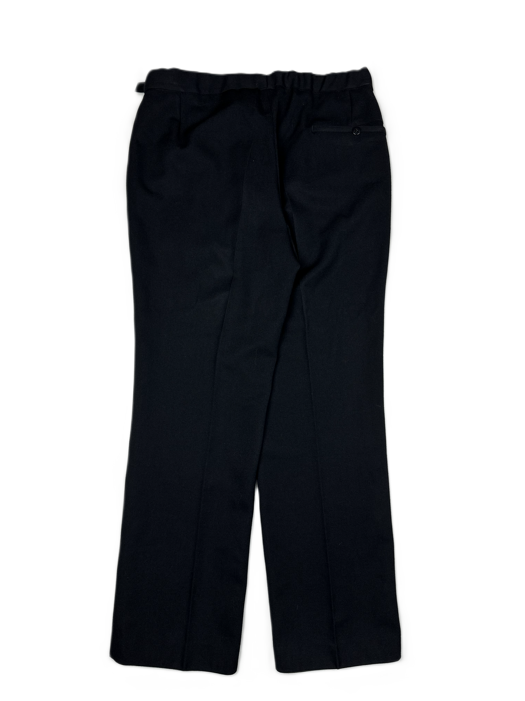 Suit Trousers | Black Wool-Poly Mix (EU 48 / W33)