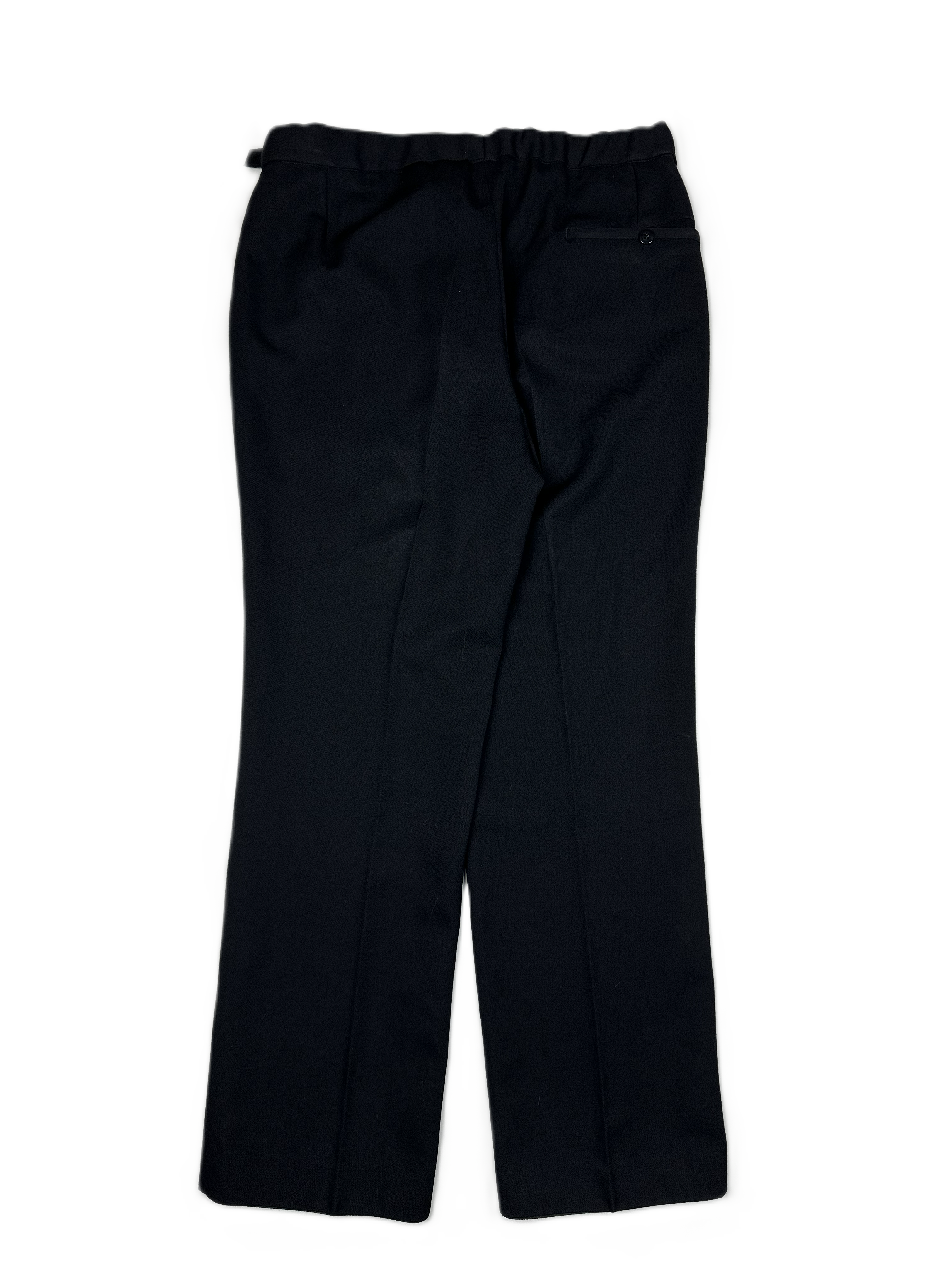 Suit Trousers | Black Wool-Poly Mix (EU 48 / W33)
