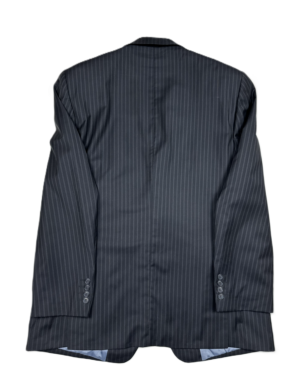 Brixon – Sakko | Black Striped Wool (EU 50)