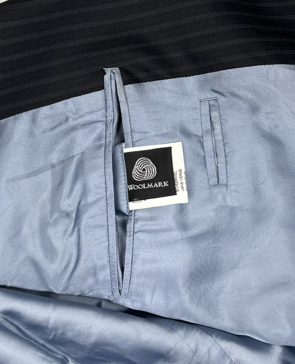 Brixon – Sakko | Black Striped Wool (EU 50)