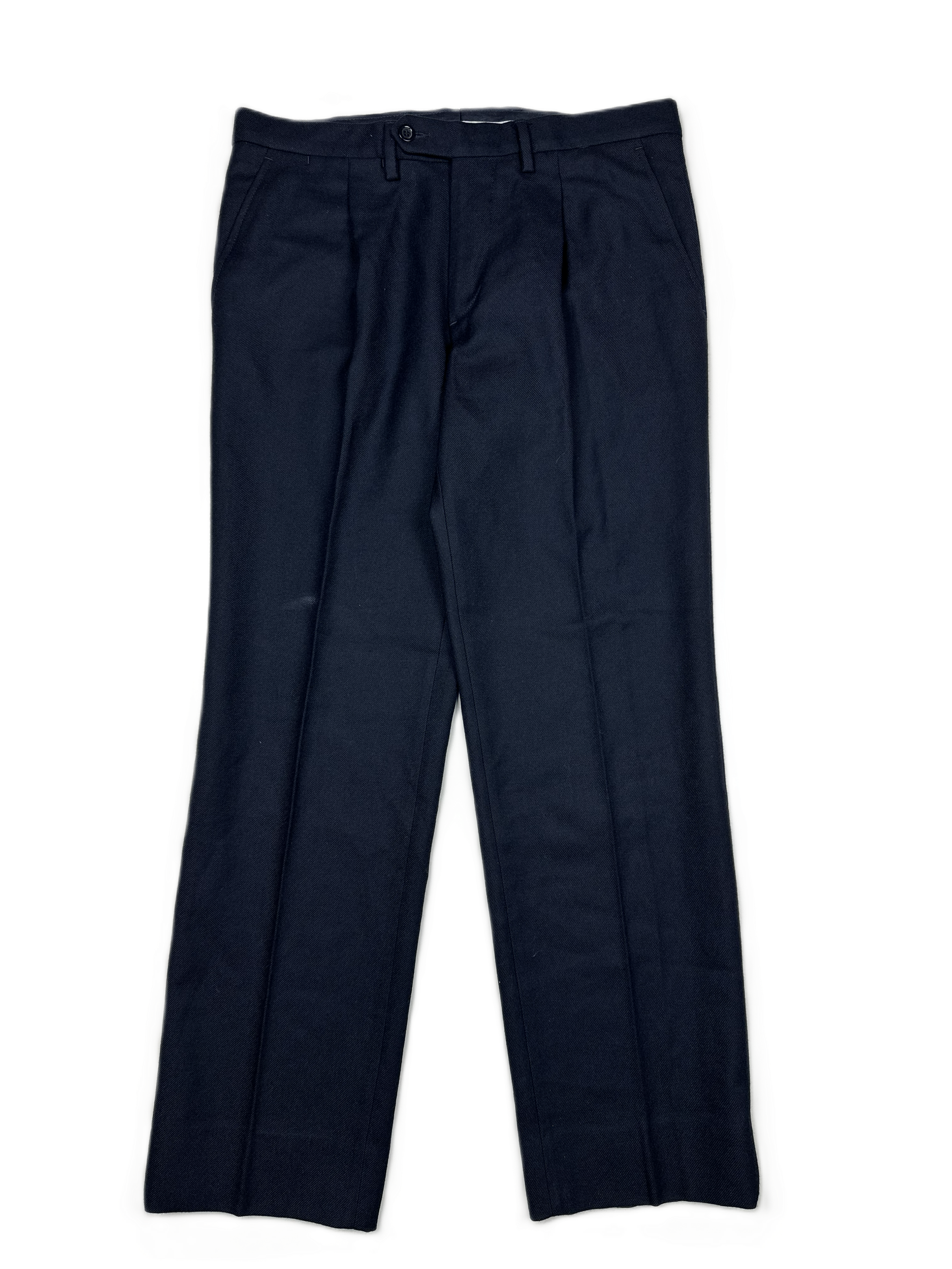 Forint – Suit Trousers | Modern Navy Cotton-Elastane (EU 48 / W33–34)