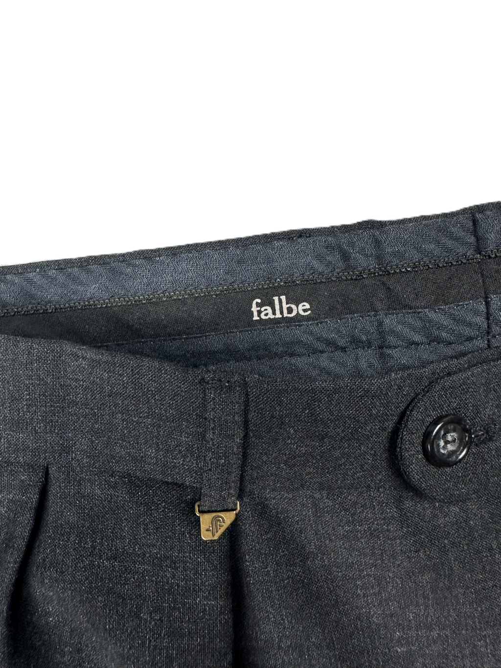 Falbe – Suit Trousers | Black Cotton-Elastane (EU 56–58 / W40)