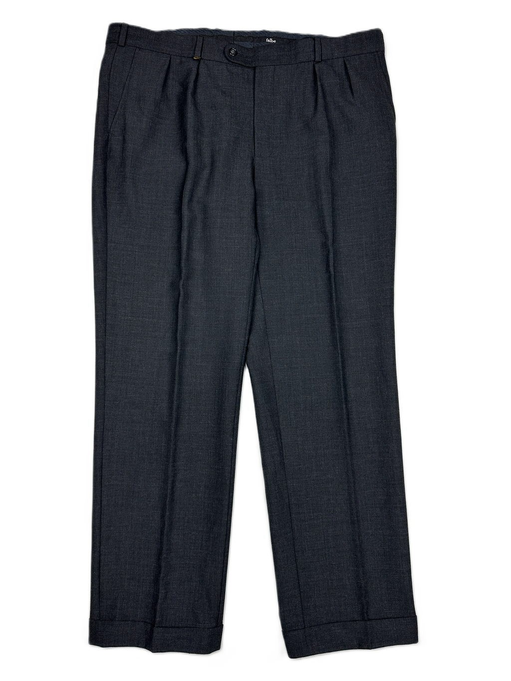 Falbe – Suit Trousers | Black Cotton-Elastane (EU 56–58 / W40)