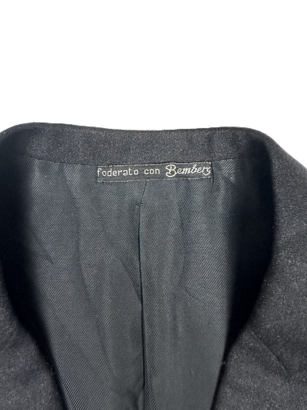 Confiti – Sakko | Black Wool • Bemberg Lining (EU 48)