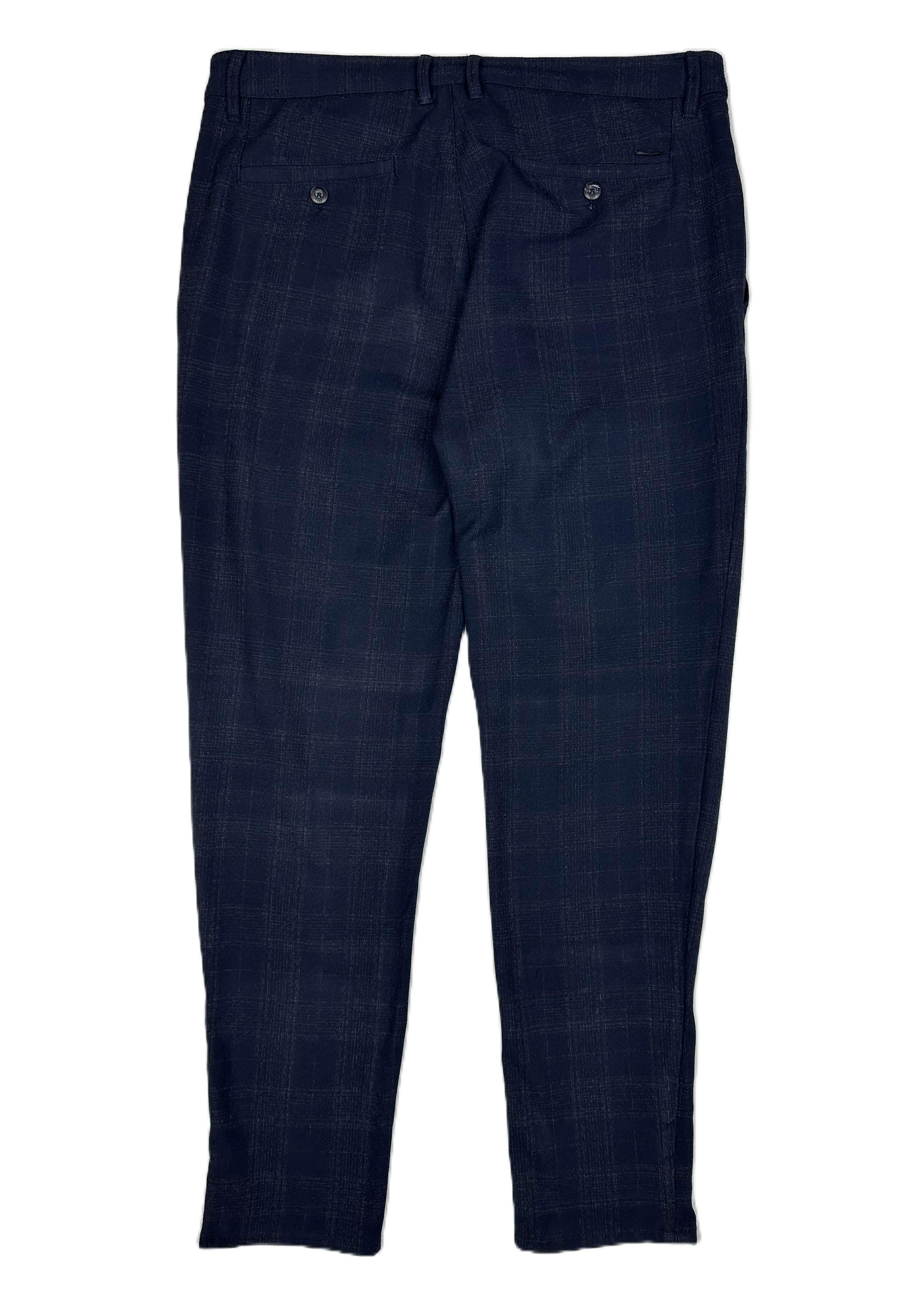 Zara – Suit Trousers | Dark Blue Viscose Blend (EU 50 / W36)