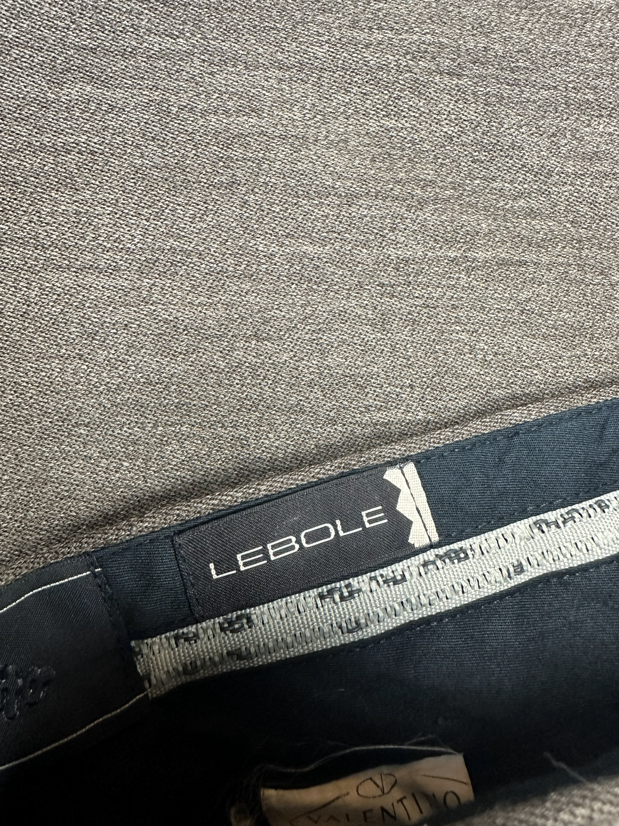 Lebole Valentino – Suit Trousers | Brown Virgin Wool (EU 56–58 / W40–41)