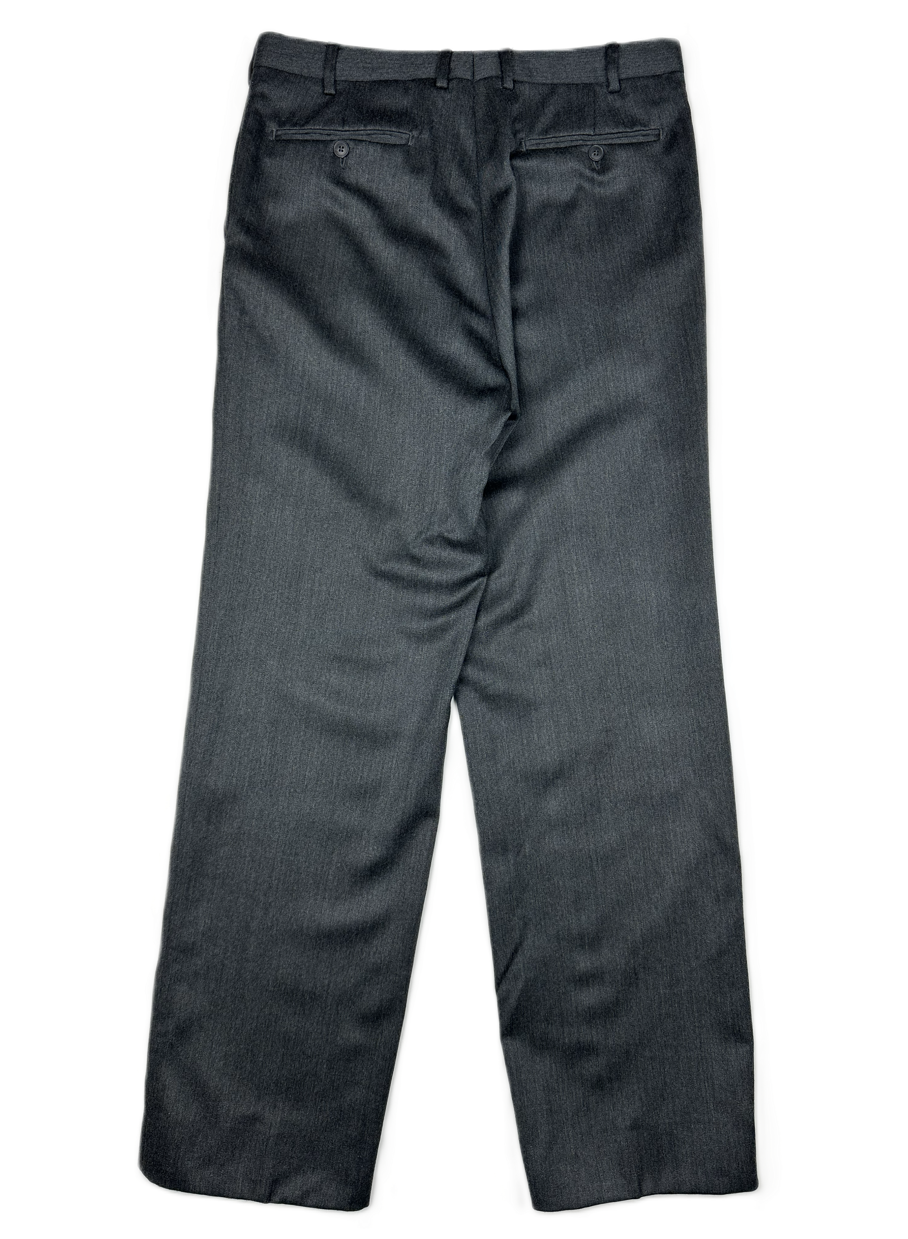 Mascaro – Suit Trousers | Dark Grey Virgin Wool (EU 48 / W33)