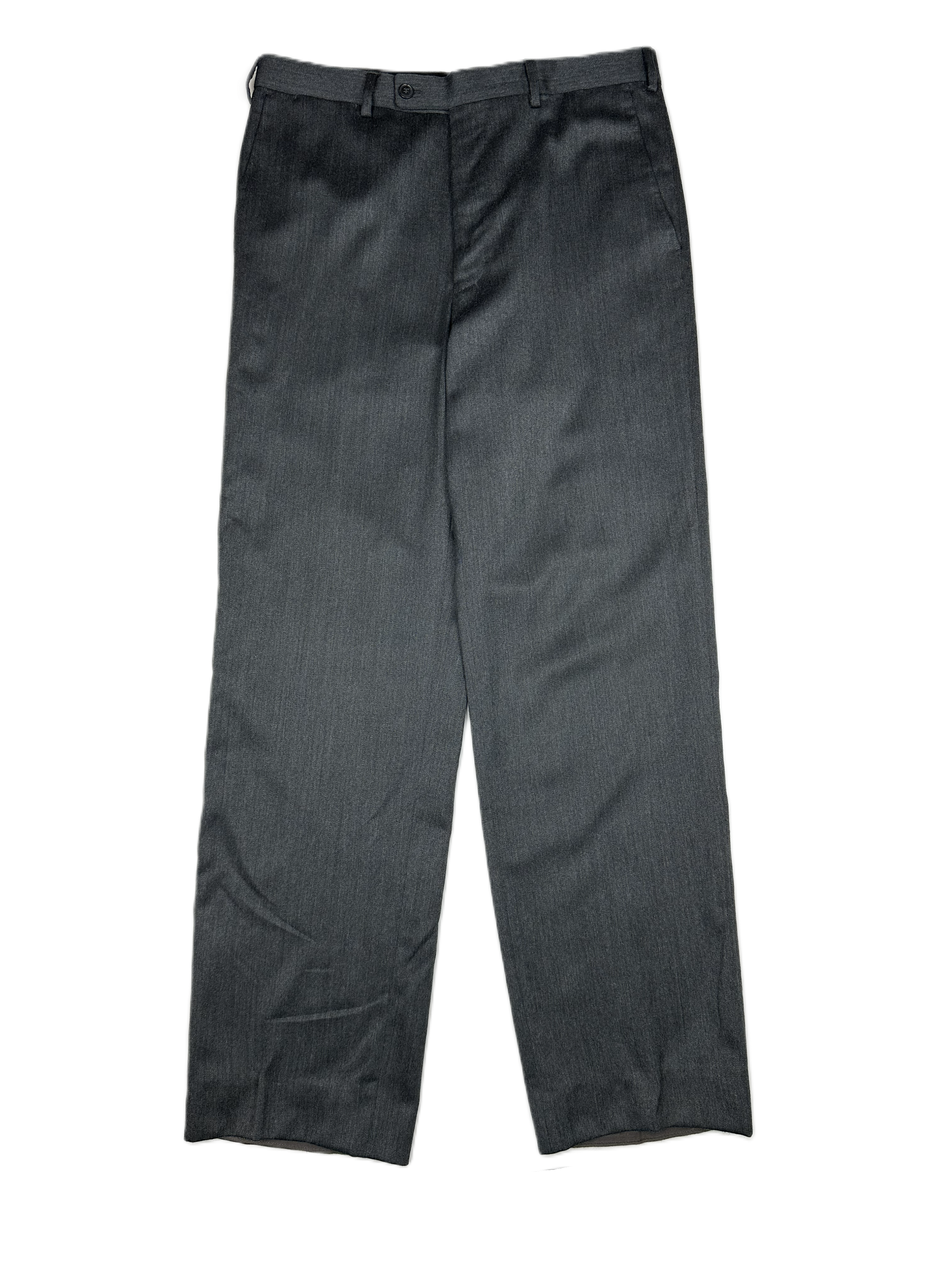 Mascaro – Suit Trousers | Dark Grey Virgin Wool (EU 48 / W33)
