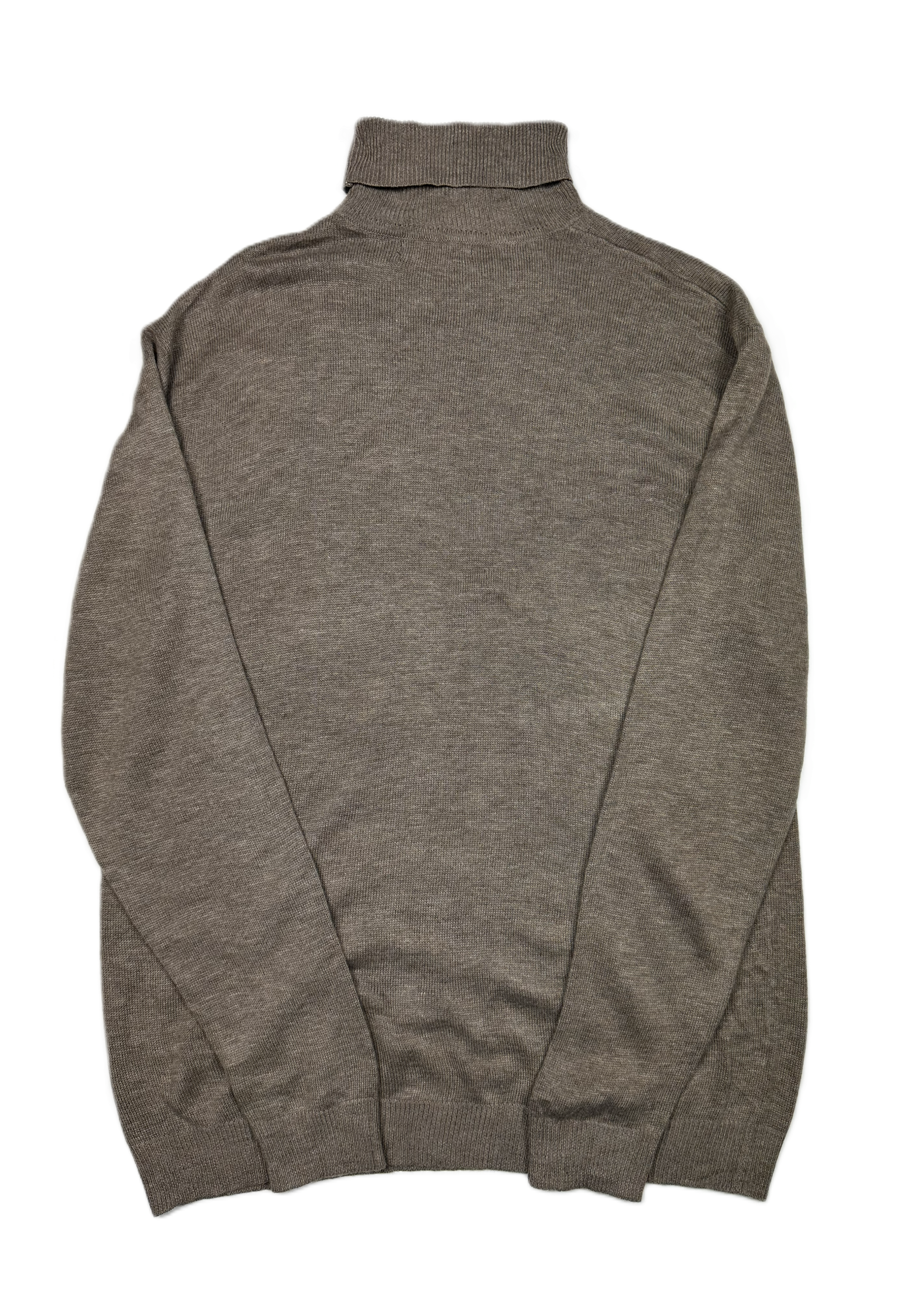 157 – Rollneck Knit | Beige Merino Blend (L)