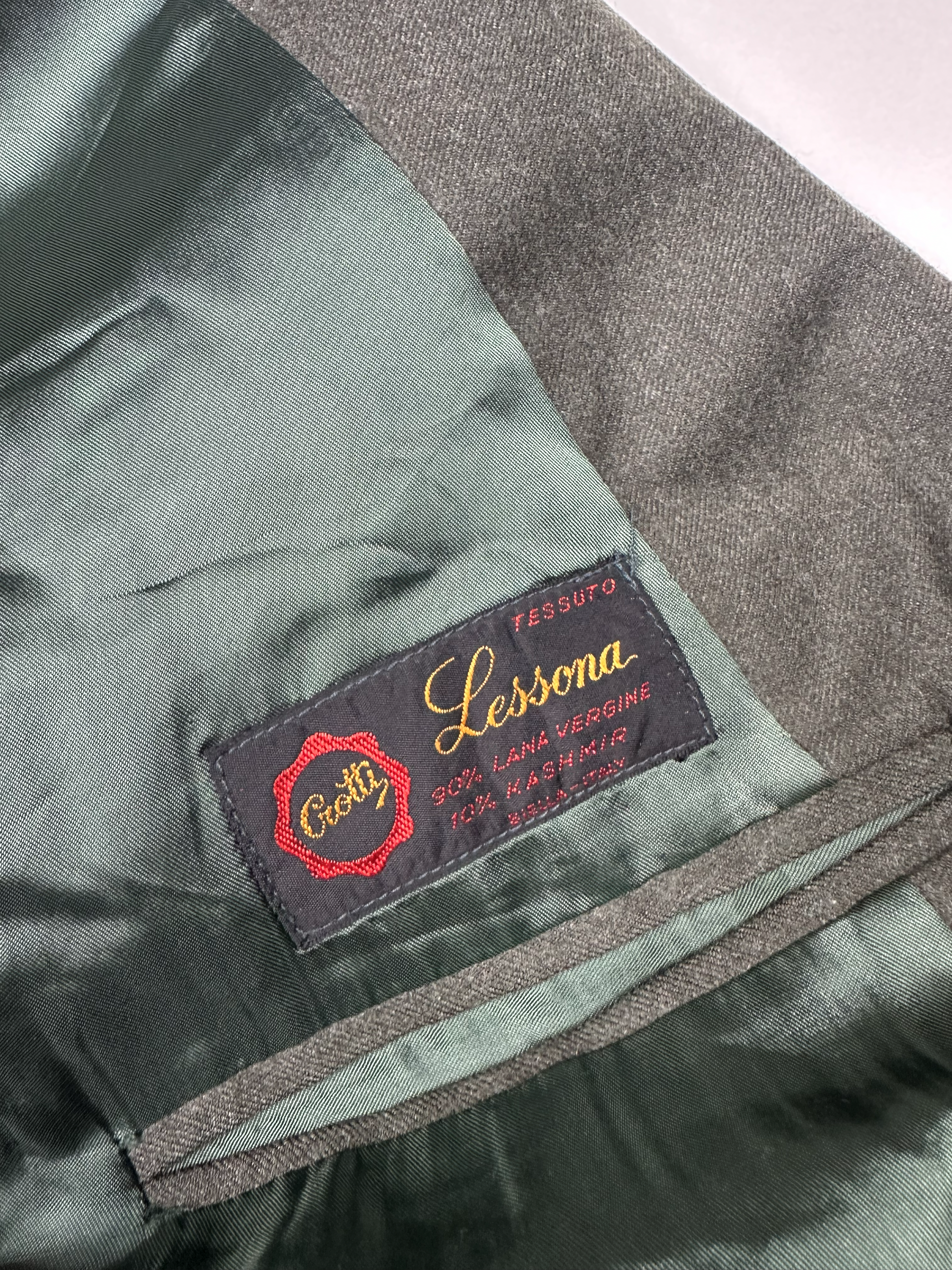 Boggi Milano – Sakko | Dark Green Wool-Cashmere Blend (EU 50)