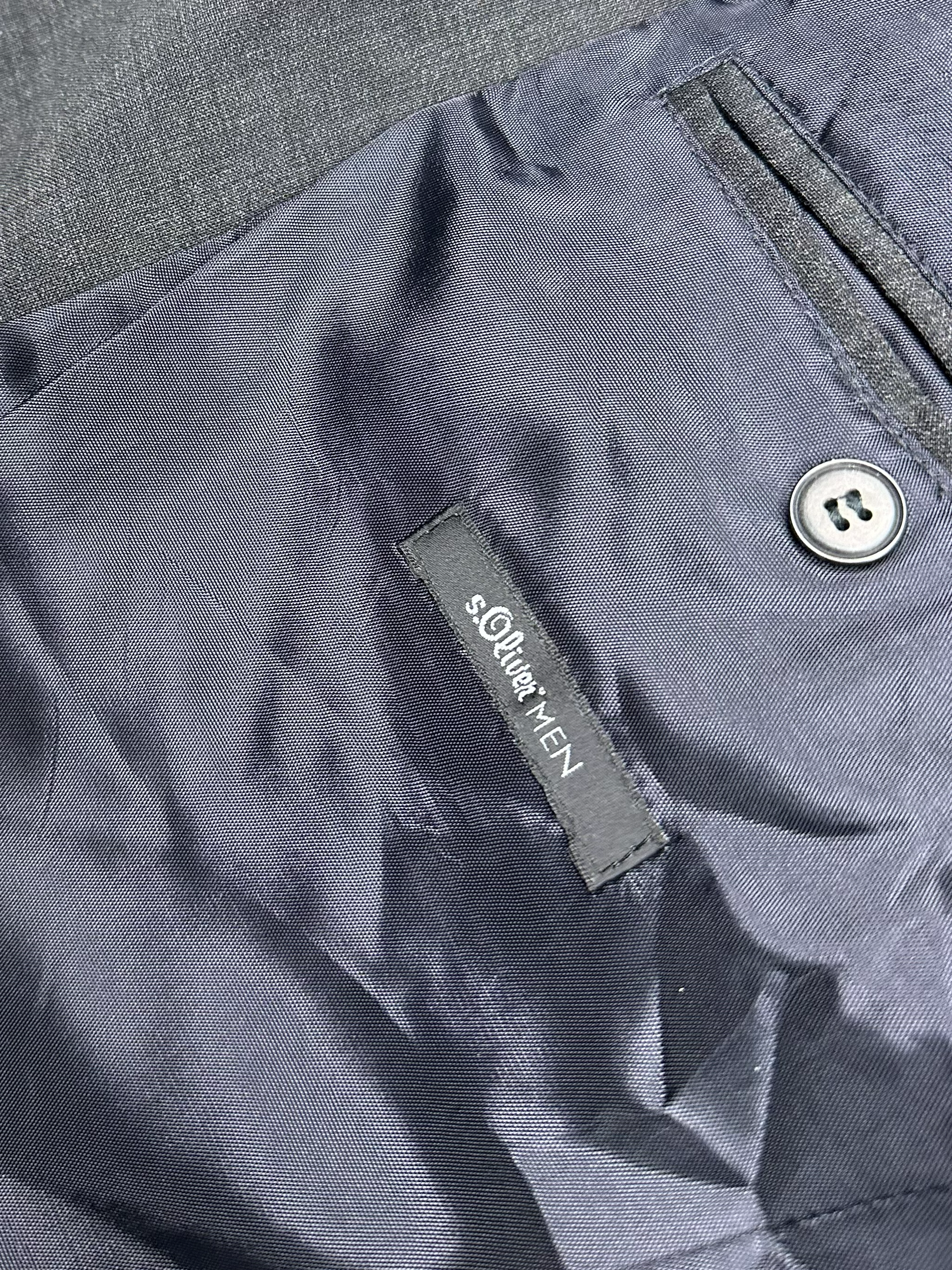 s.Oliver – Sakko | Black Wool (EU 48)