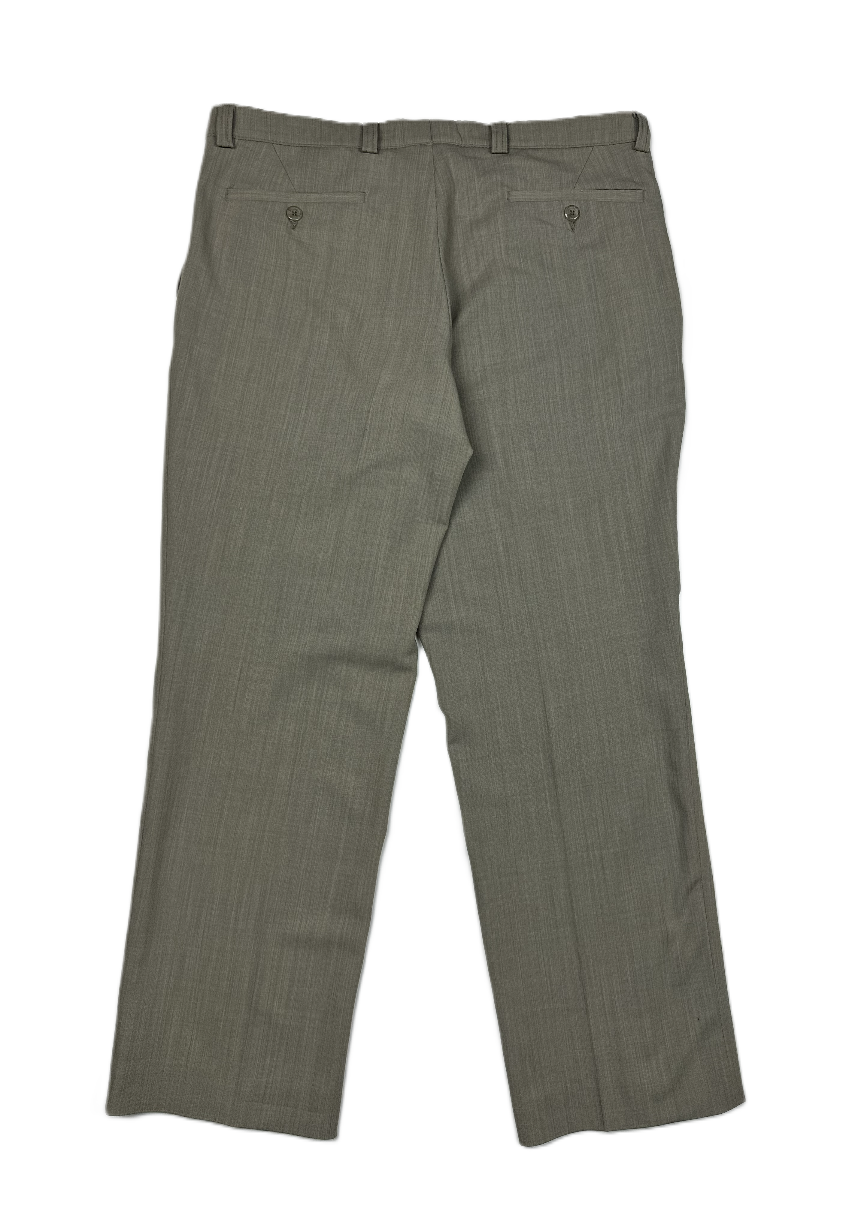 Sunwill – Suit Trousers | Dark Beige-Brown Wool Blend (EU 50 Short / 25)