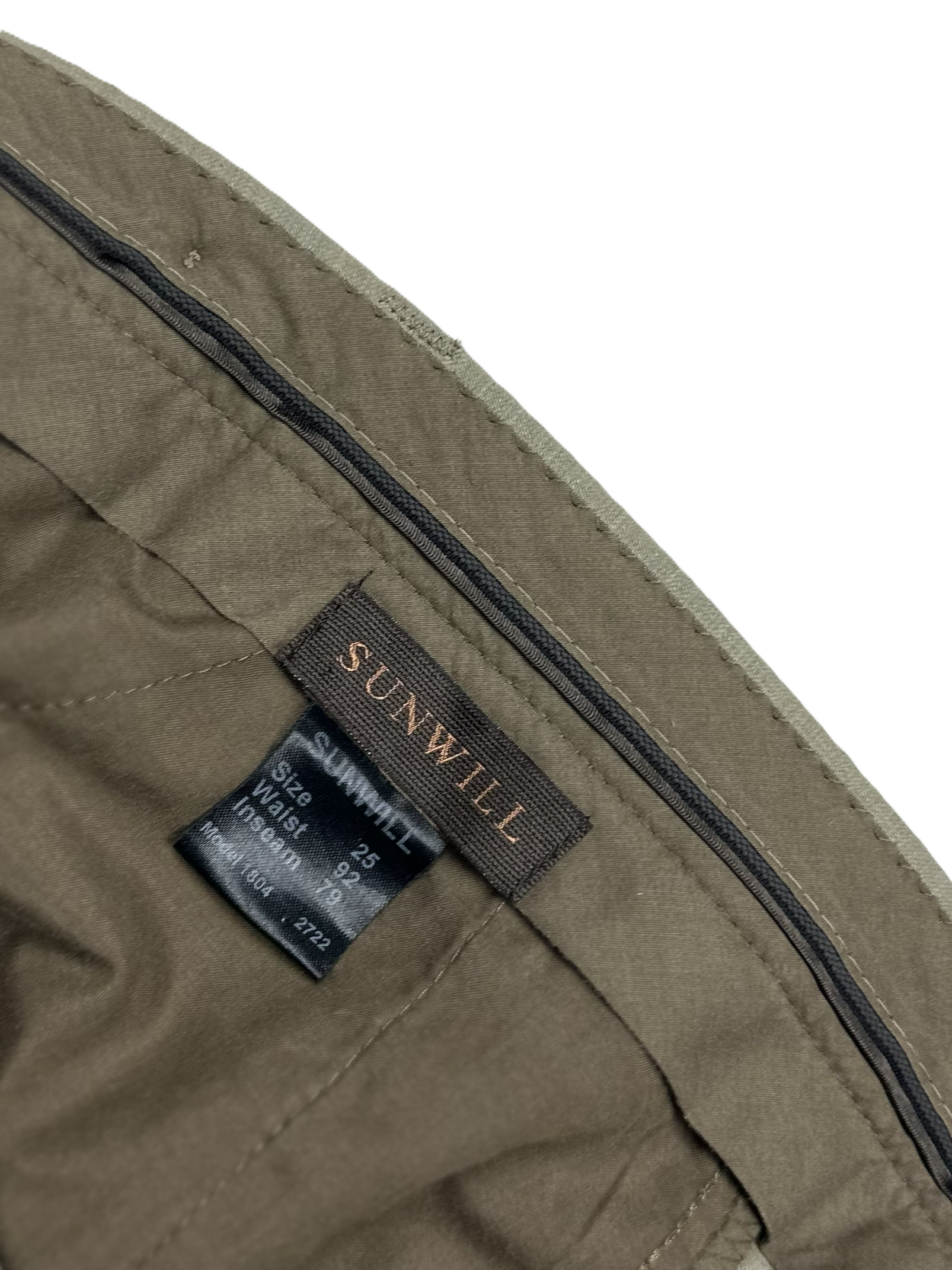 Sunwill – Suit Trousers | Dark Beige-Brown Wool Blend (EU 50 Short / 25)