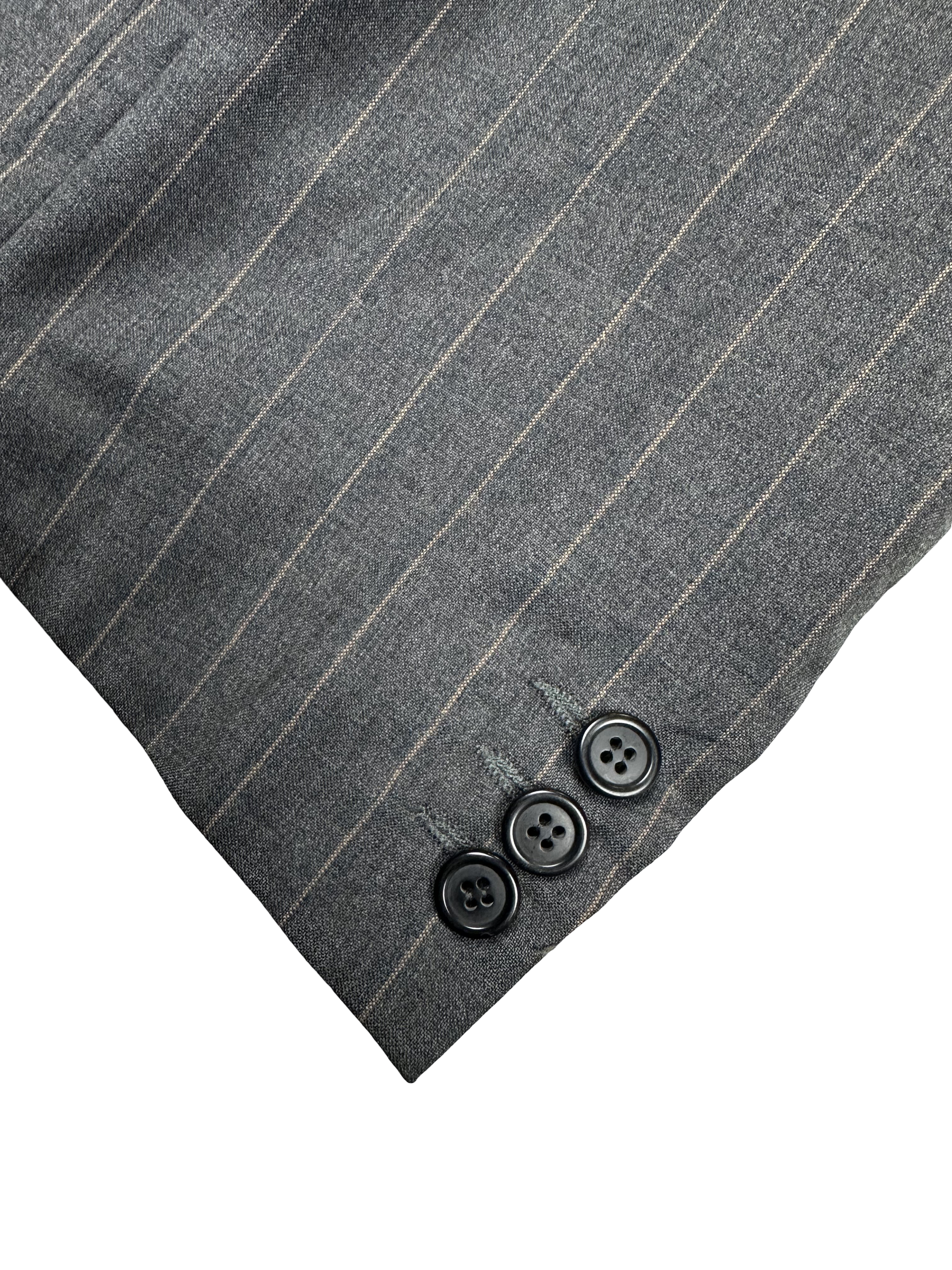 Partiorale – Sakko | Dark Grey Wool (EU 48)