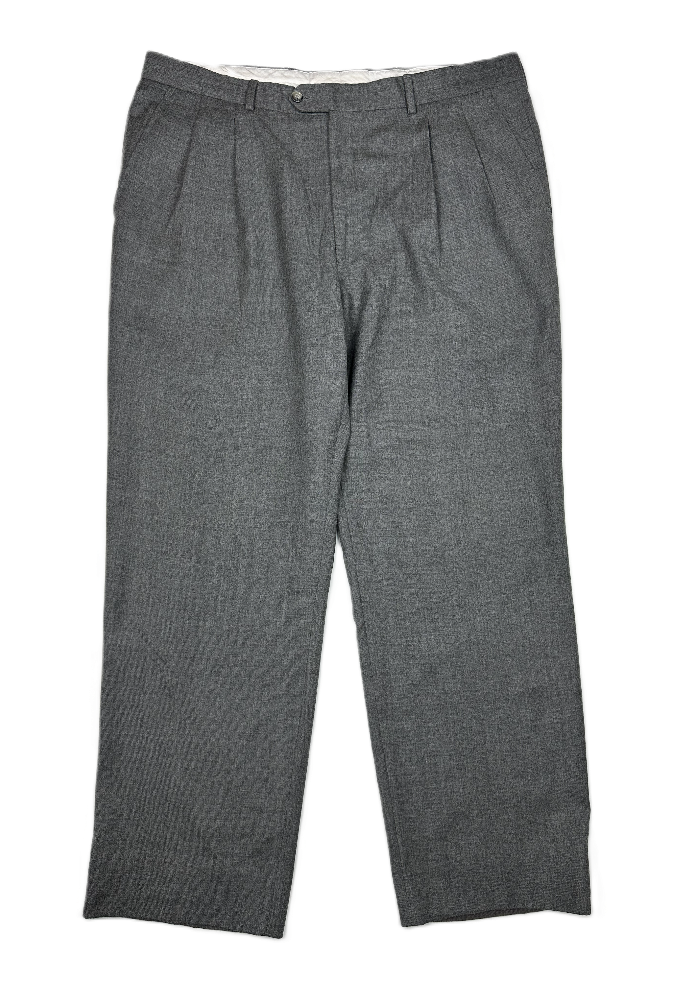 Luigi Botto (Biella, Italy) – Suit Trousers | Dark Grey Wool (EU 54 / W38–39)