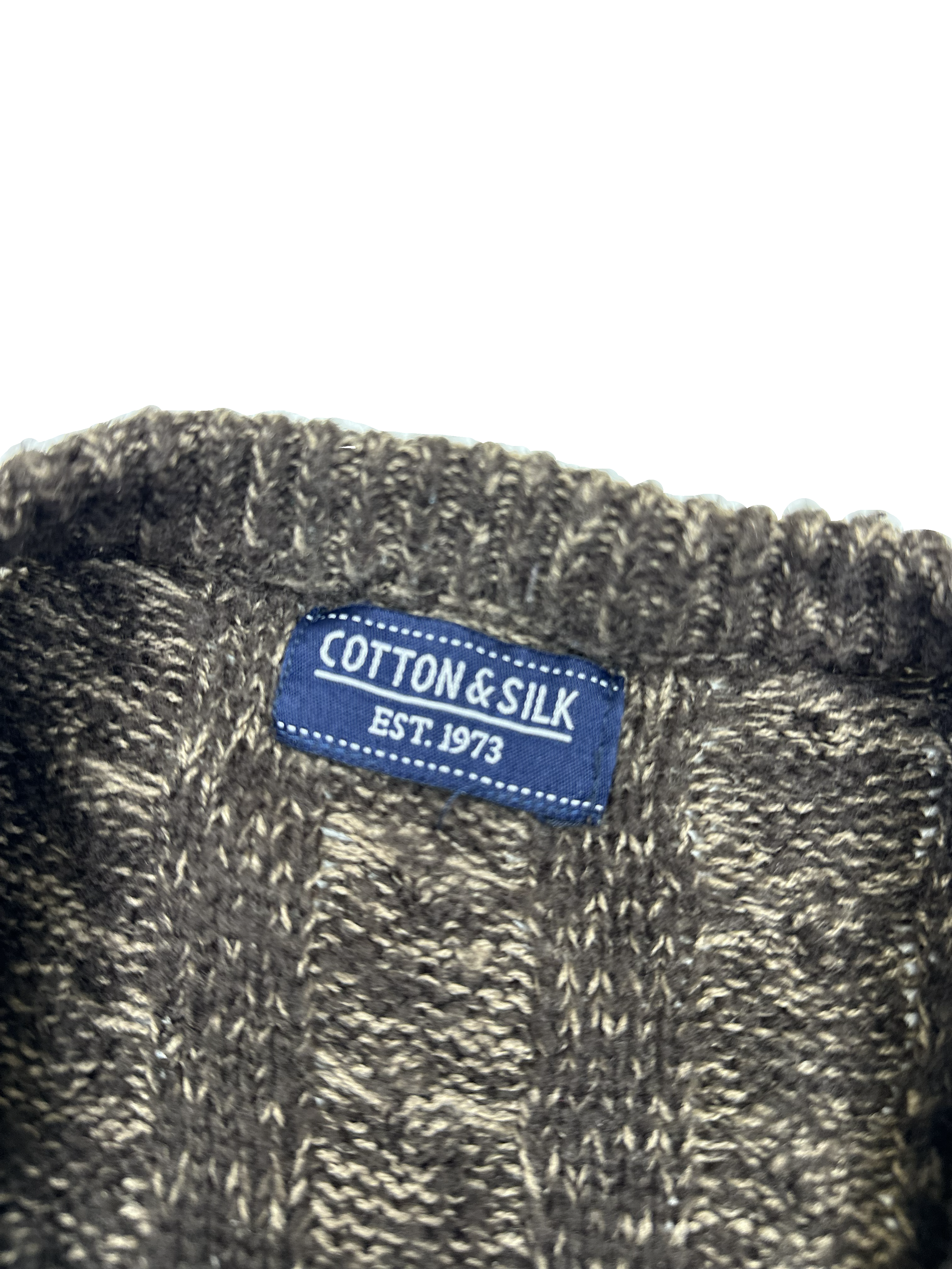 Cotton & Silk – Knit | Brown Acrylic (M)