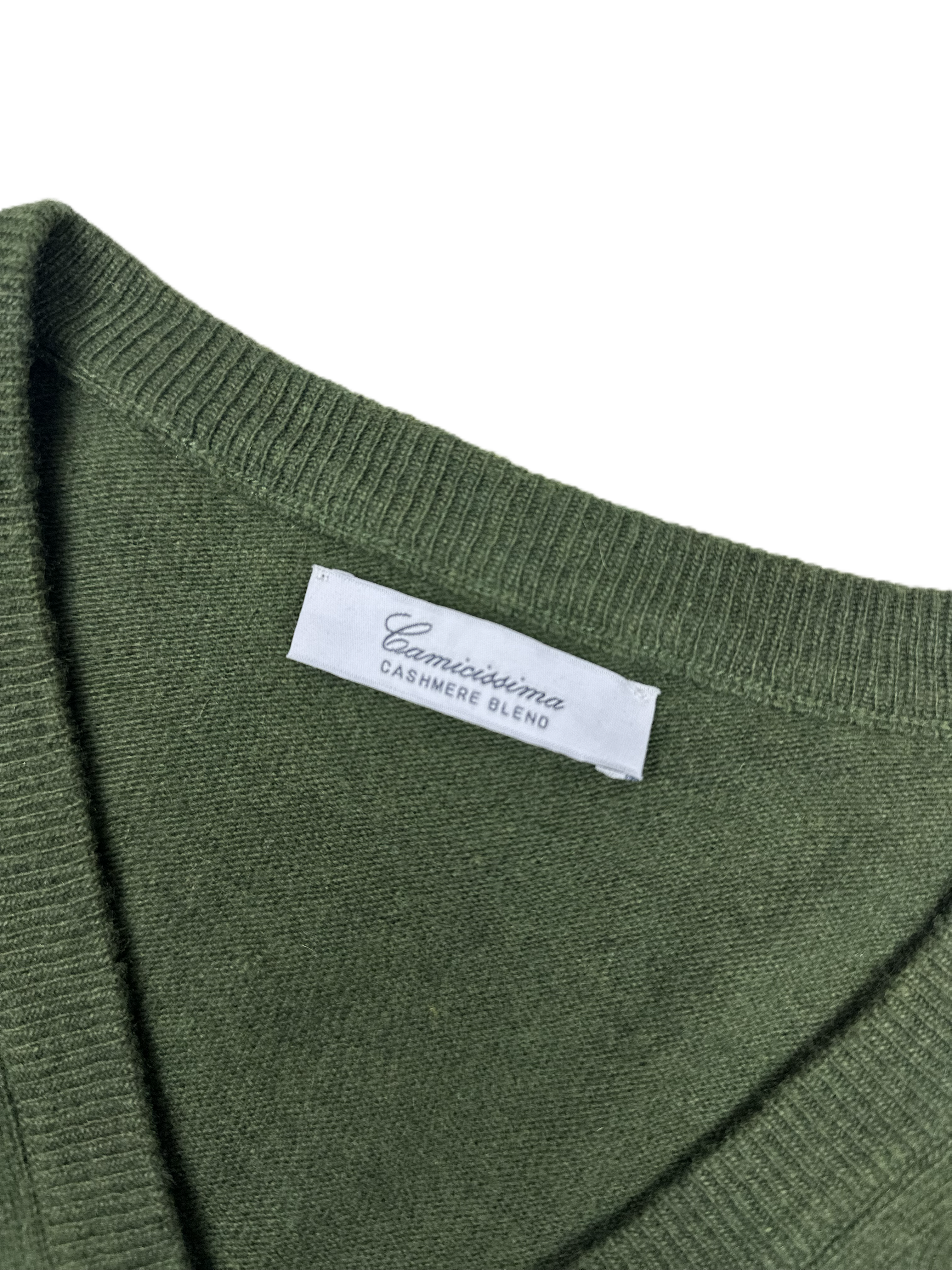 Camissima – Knit | Green Cashmere Blend (EU 52 / L)