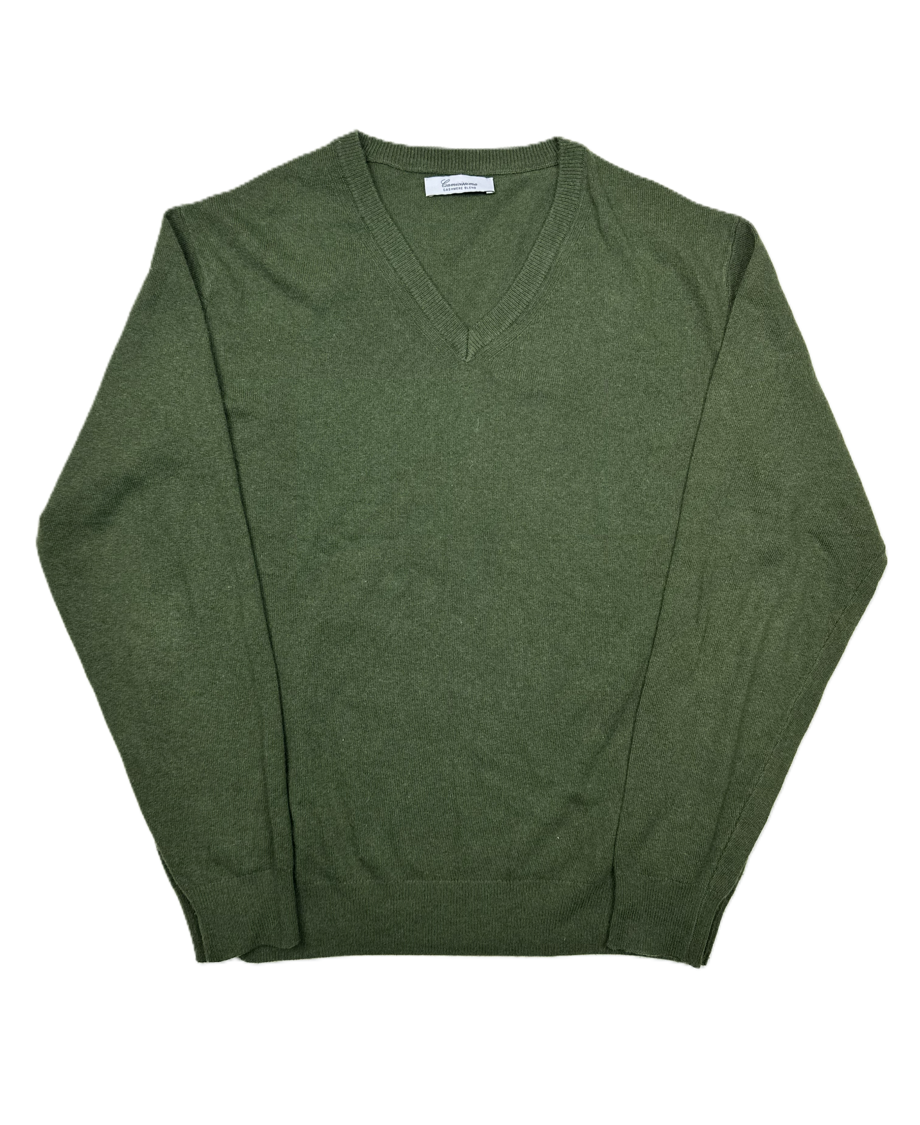 Camissima – Knit | Green Cashmere Blend (EU 52 / L)