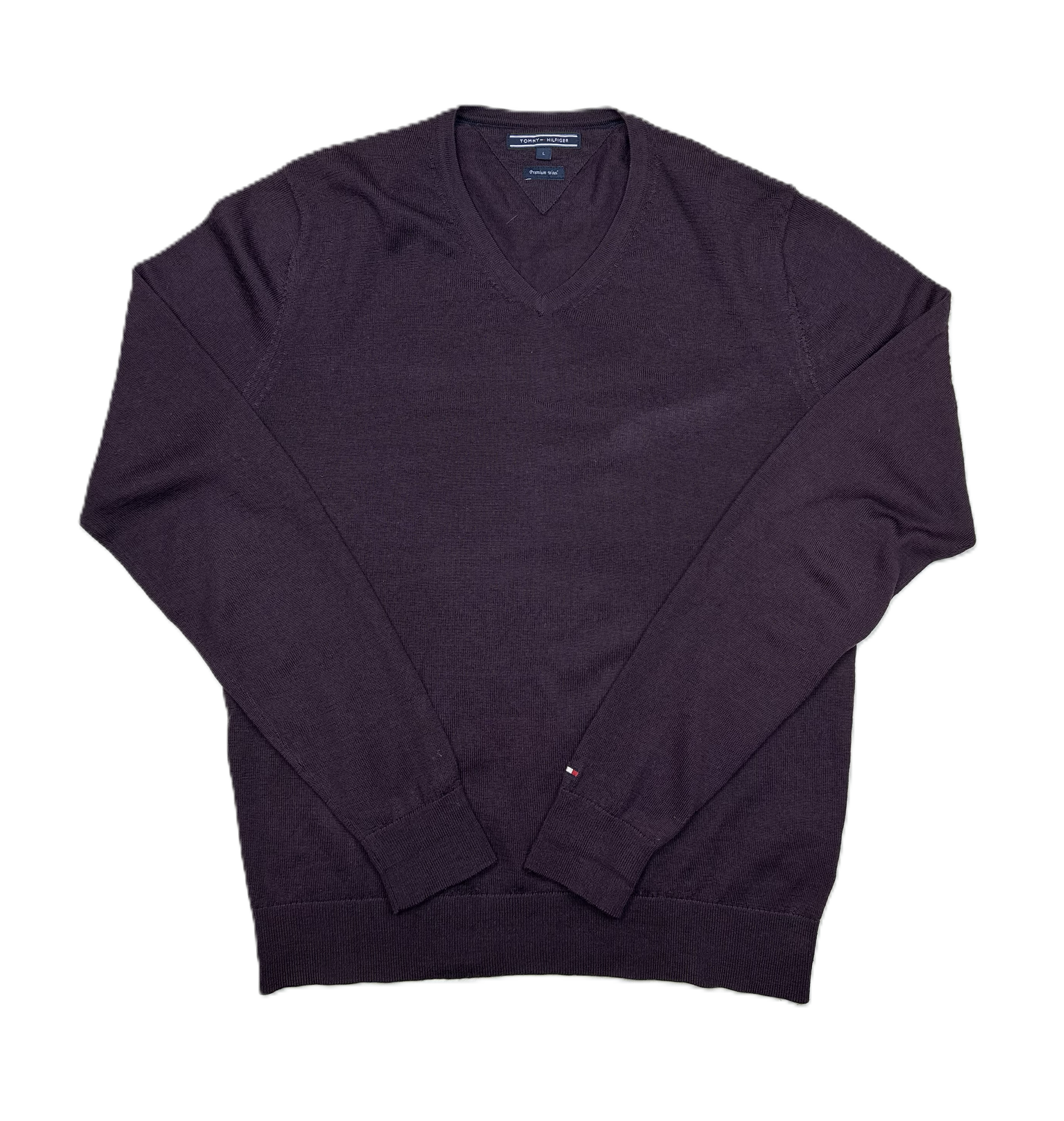 Tommy Hilfiger – Knit | Bordeaux Wool (L)