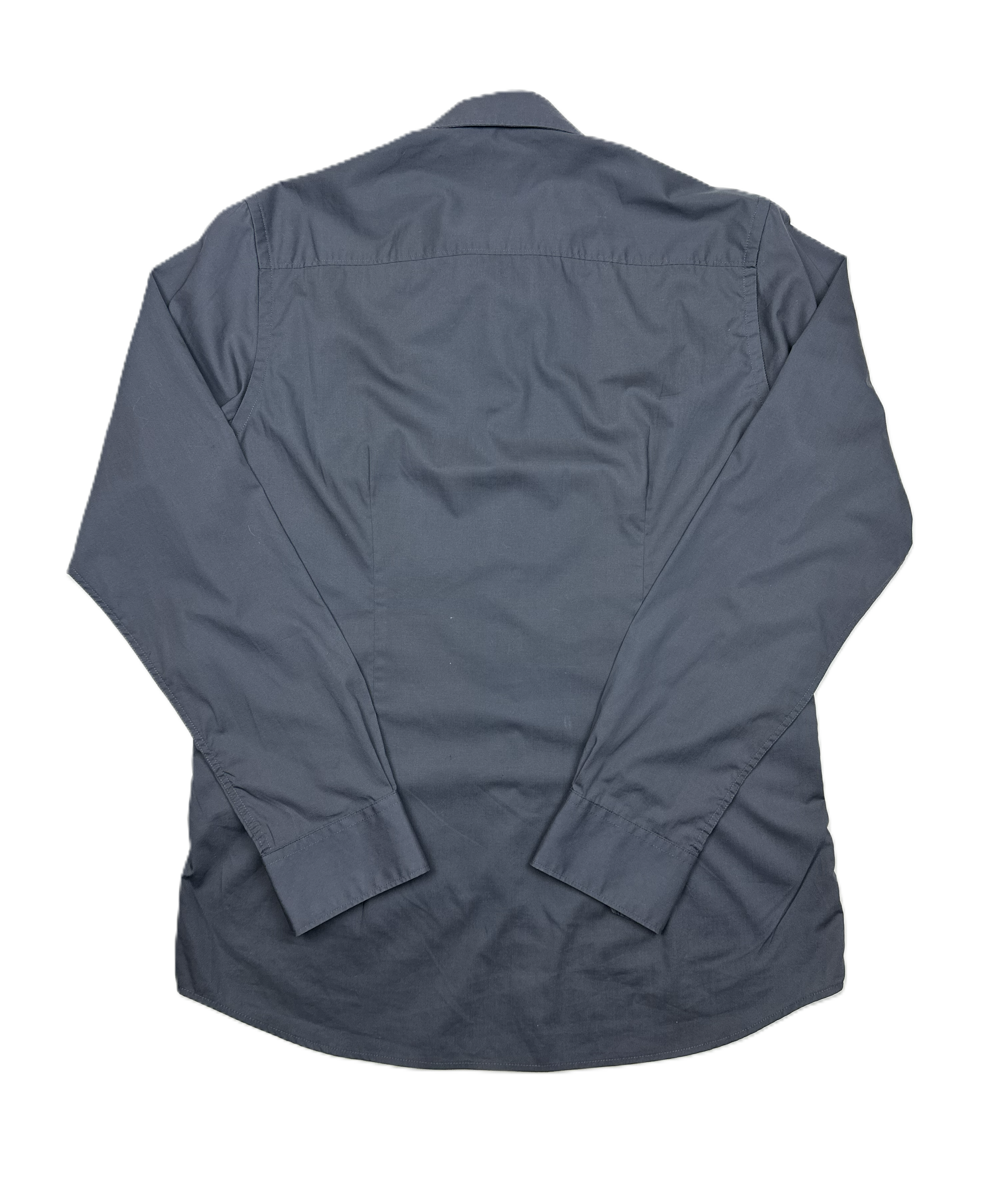 Charles Vögele – Shirt | Dark Grey Cotton Stretch (41/42)