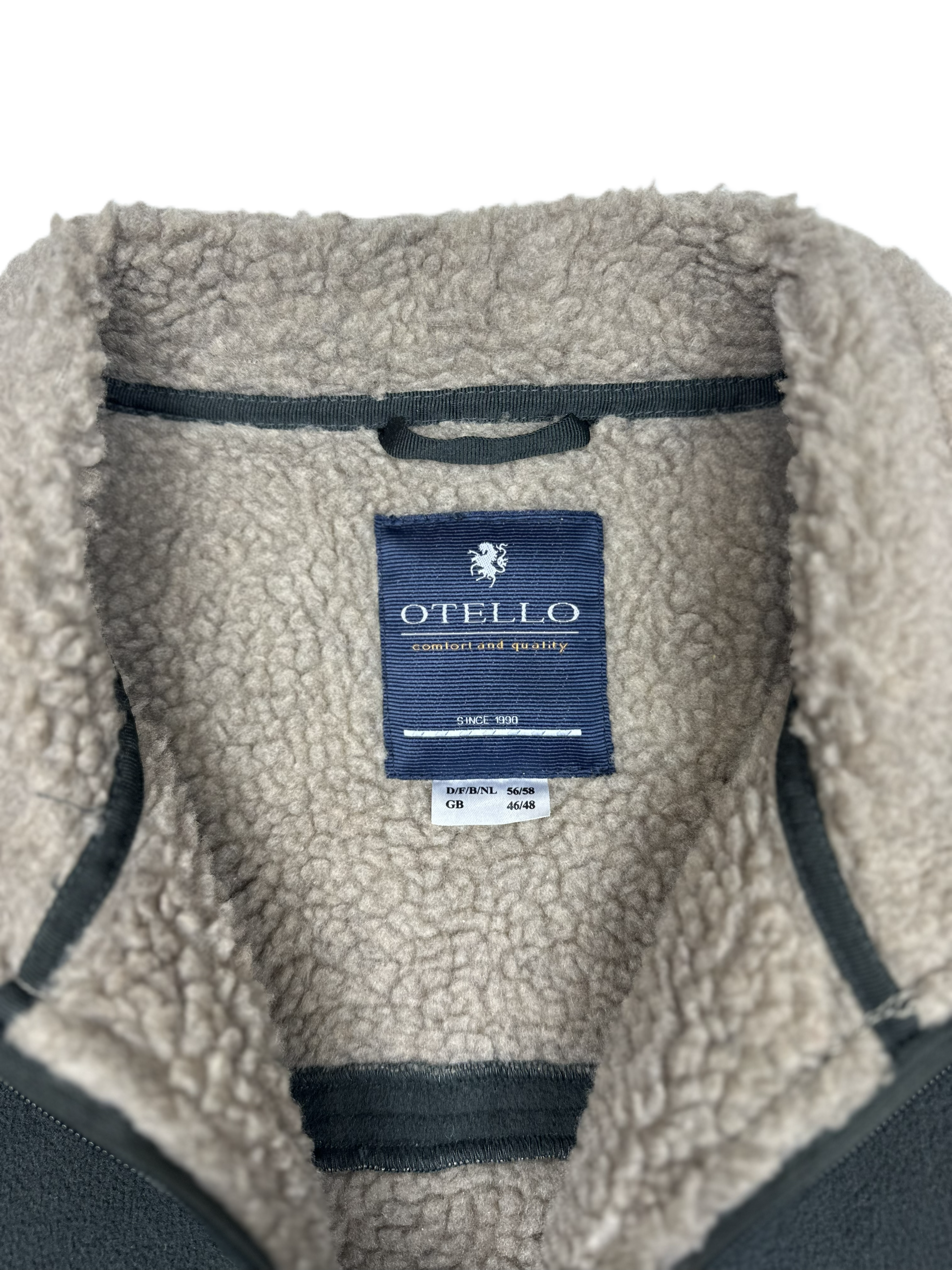 Otello – Fleece Jacket | Dark Grey Wool-Touch (EU 56/58)
