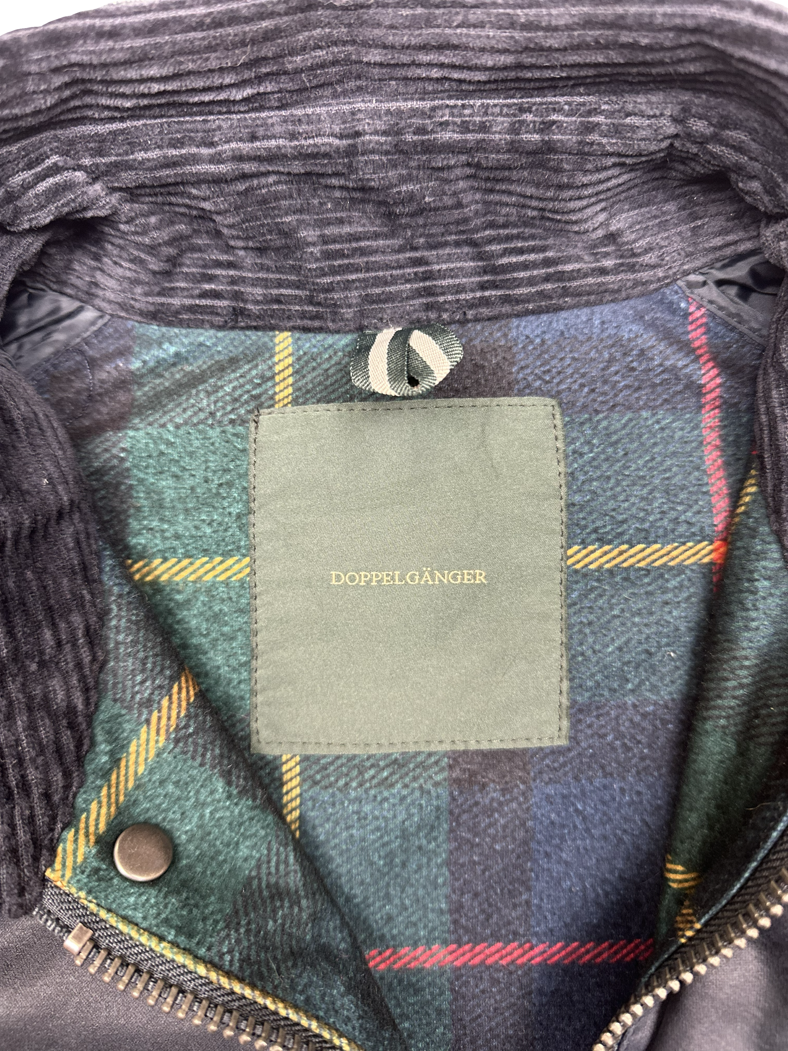 Doppelgänger – Wax Jacket | Dark Blue Cotton Blend (EU 58)