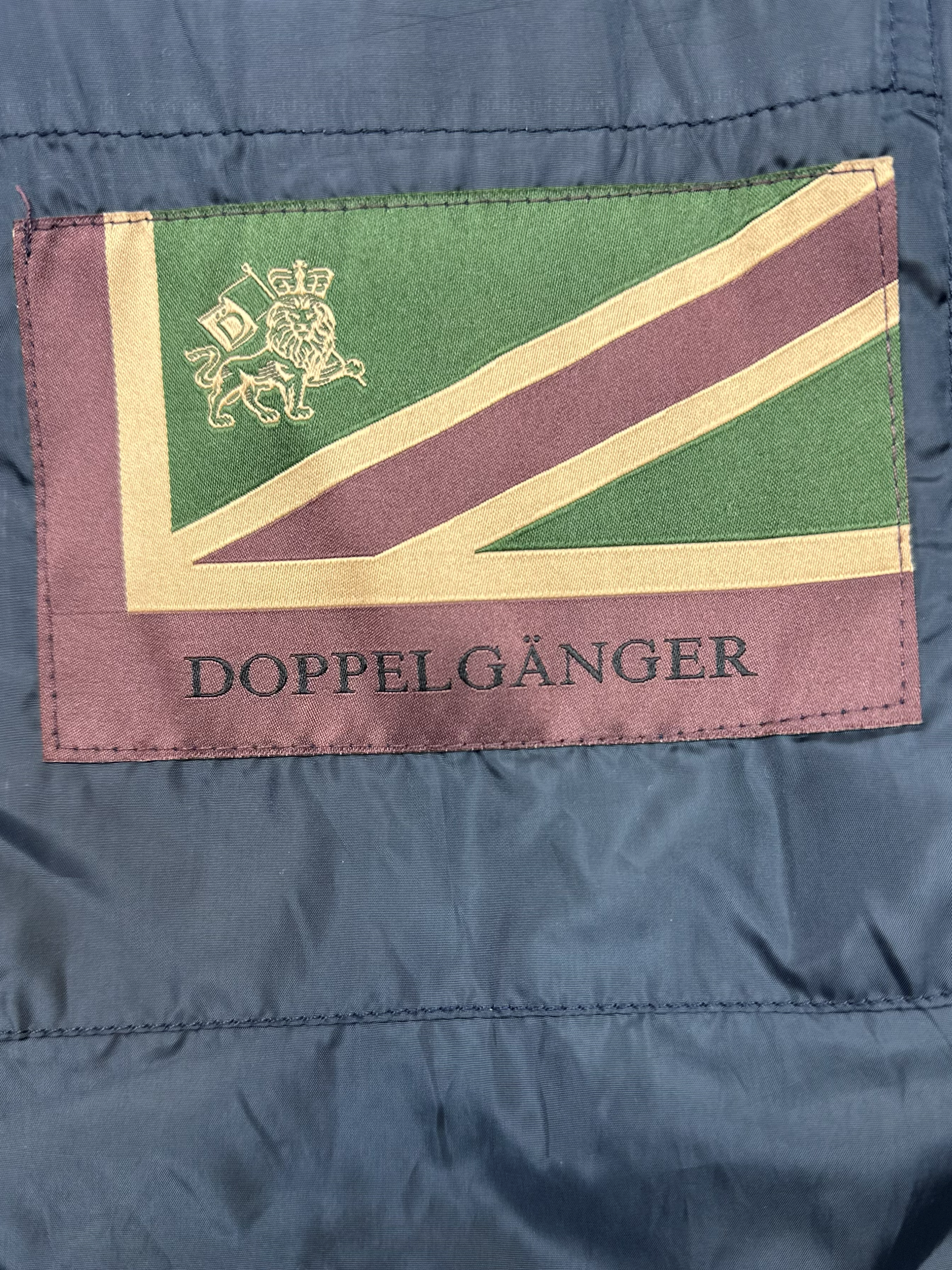 Doppelgänger – Wax Jacket | Dark Blue Cotton Blend (EU 58)