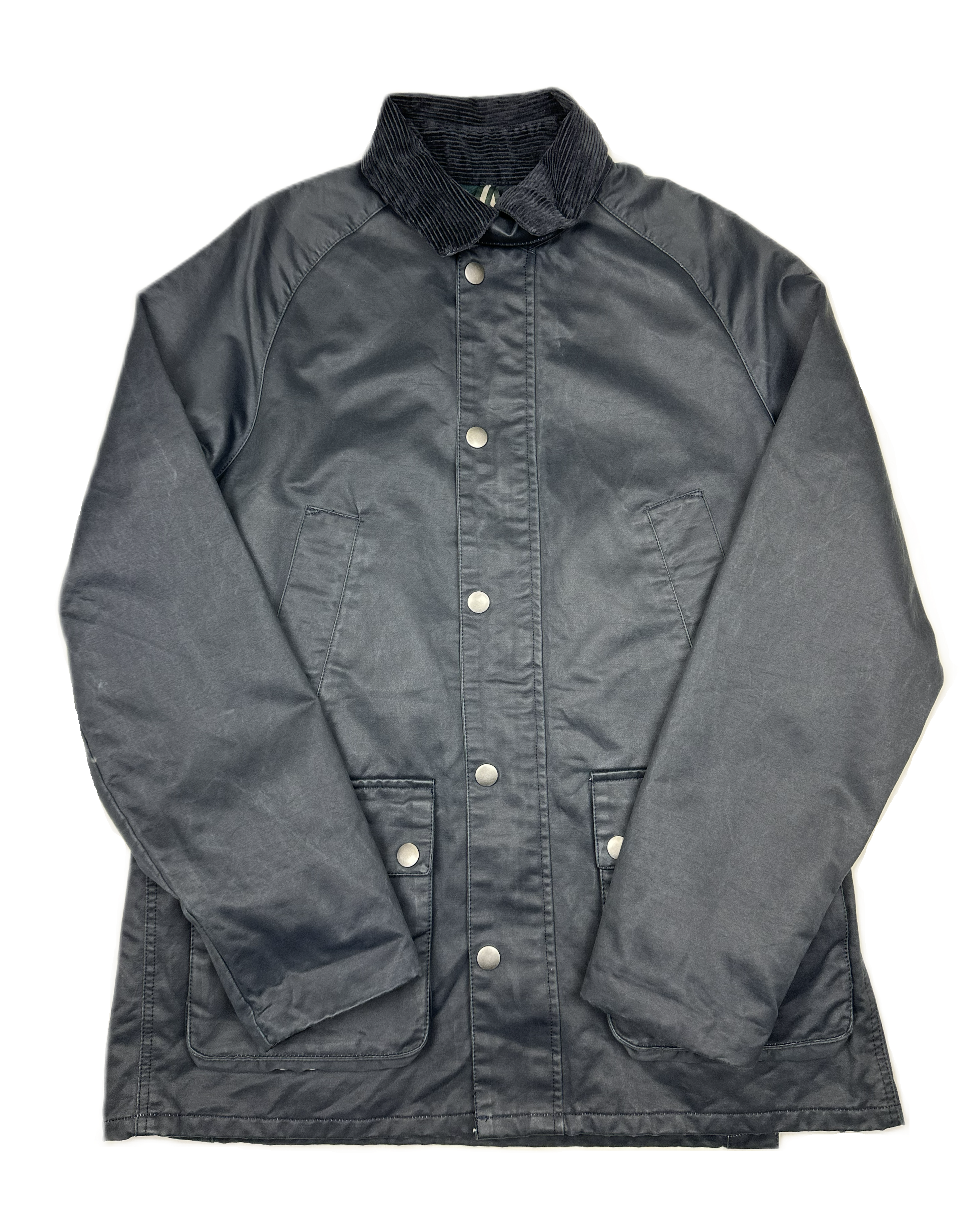 Doppelgänger – Wax Jacket | Dark Blue Cotton Blend (EU 58)