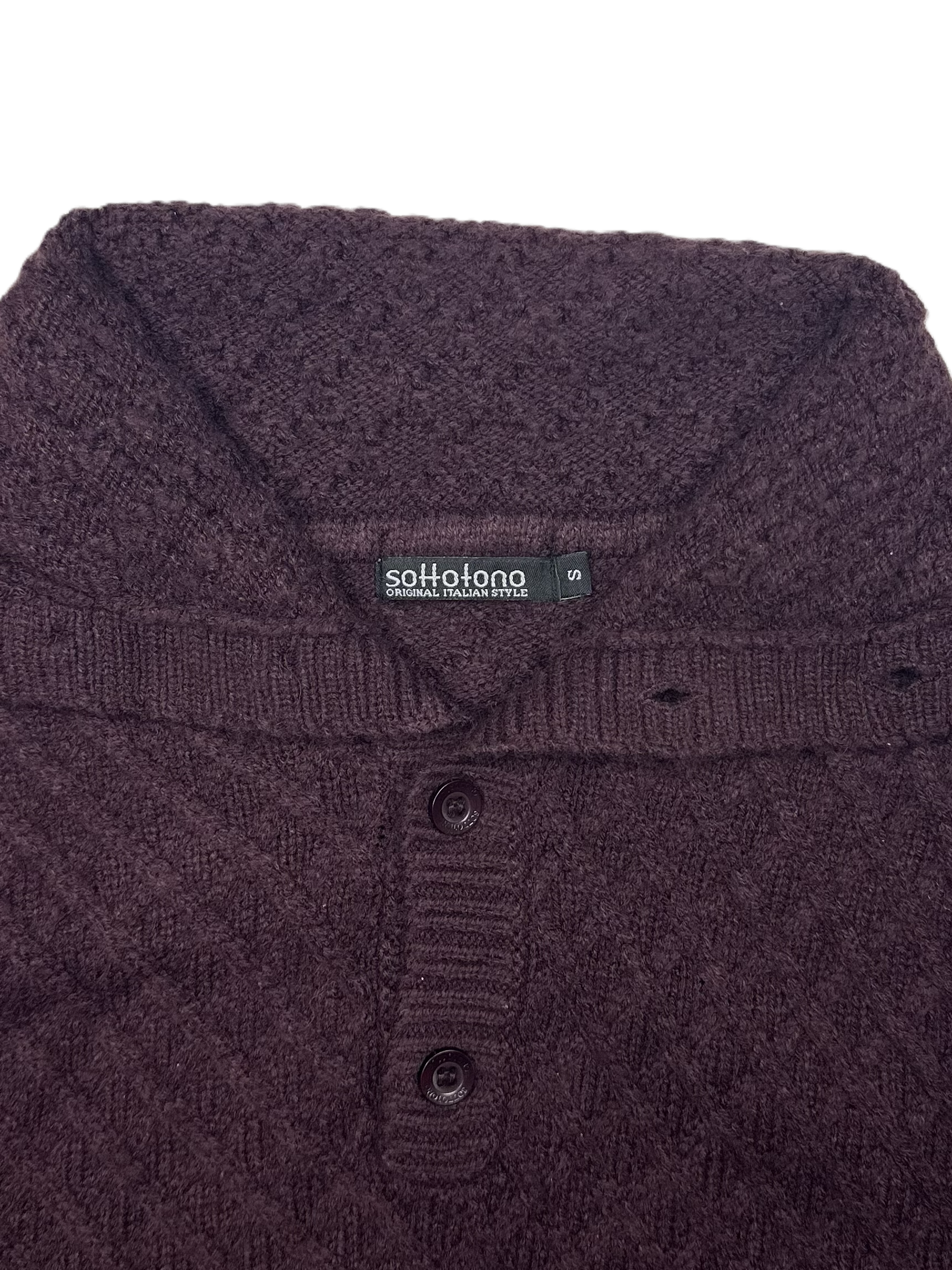 Sottotono – Knit Polo | Bordeaux Italian Style (S)