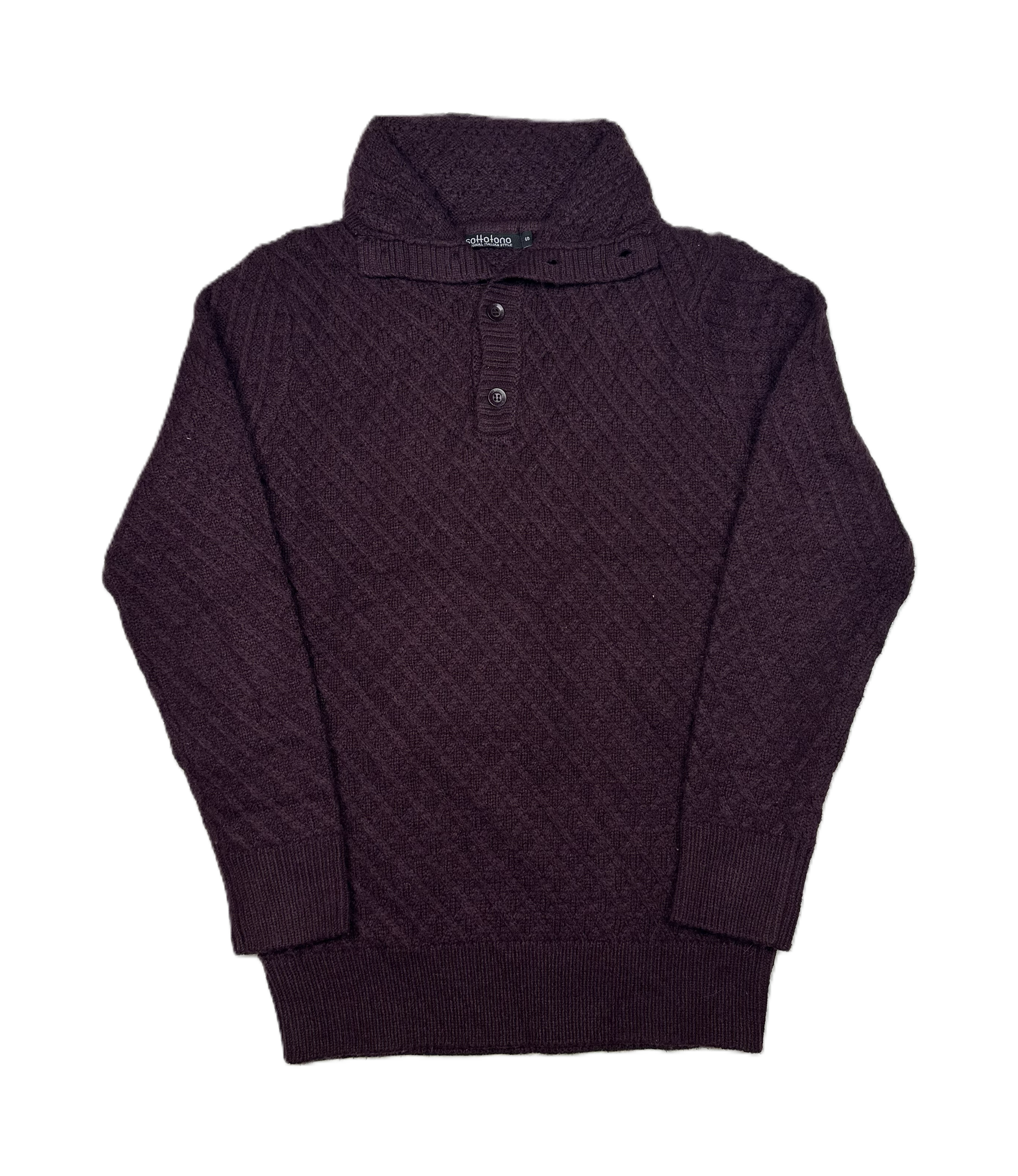 Sottotono – Knit Polo | Bordeaux Italian Style (S)
