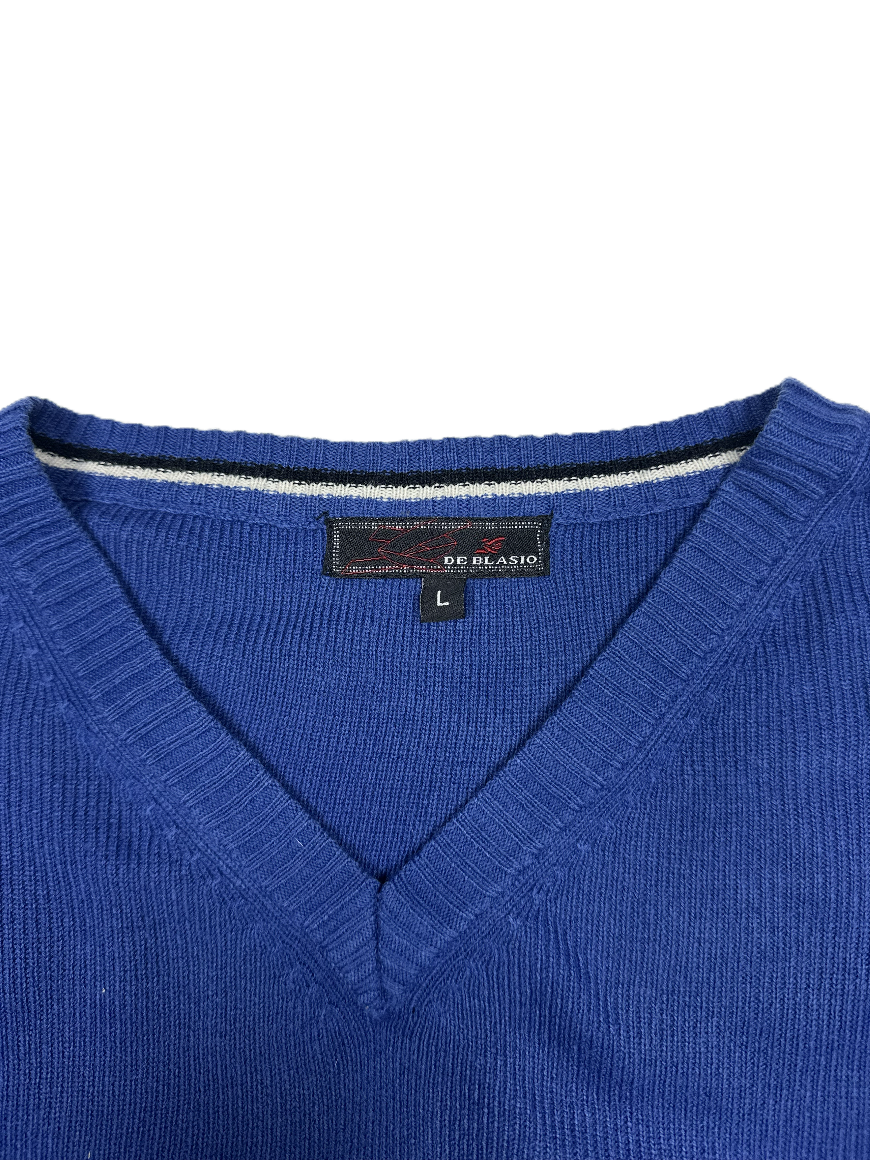 De Blasio – Knit | Royal Blue Merino Blend (XL)
