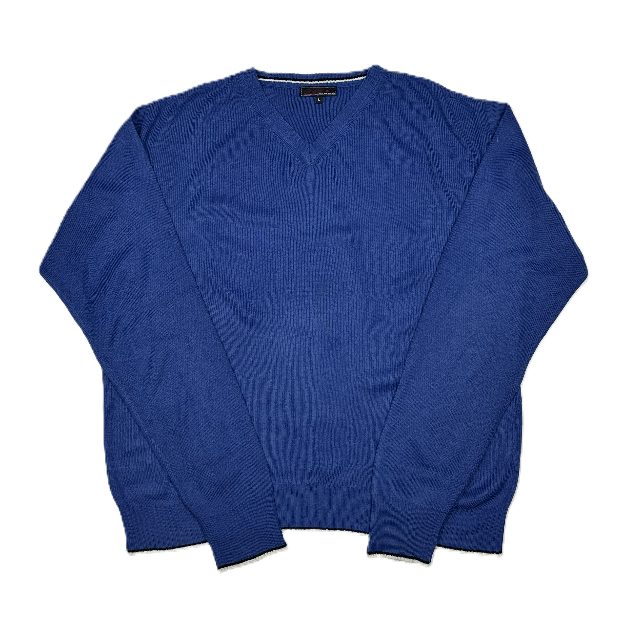 De Blasio – Knit | Royal Blue Merino Blend (XL)