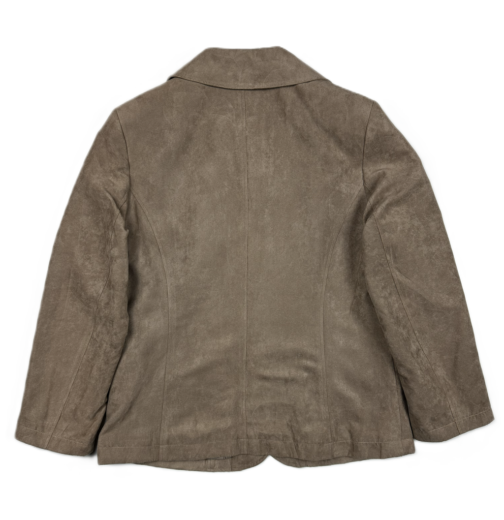 Kingsfield – Sakko | Brown Suede-Look (EU 44)