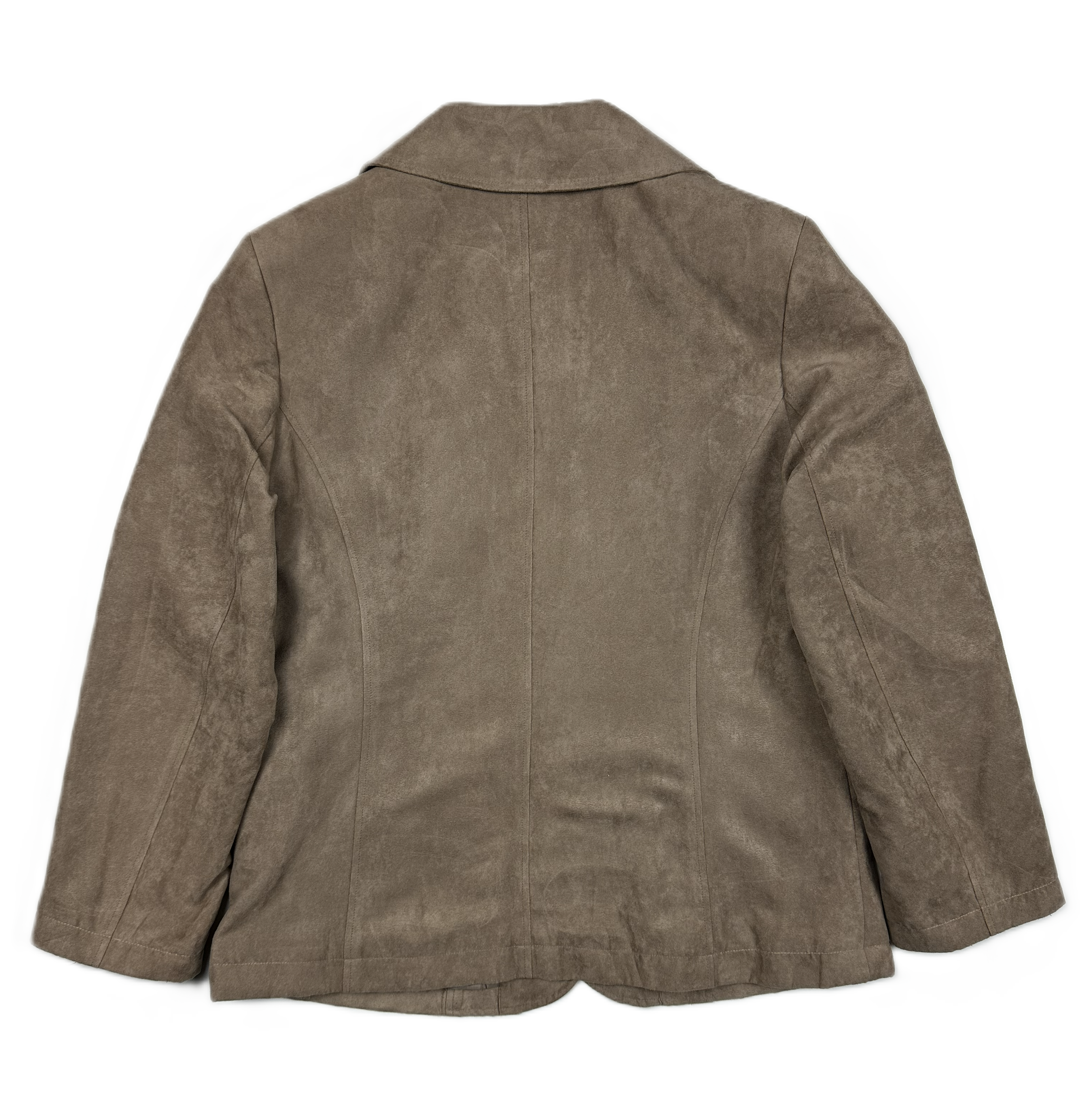 Kingsfield – Sakko | Brown Suede-Look (EU 44)