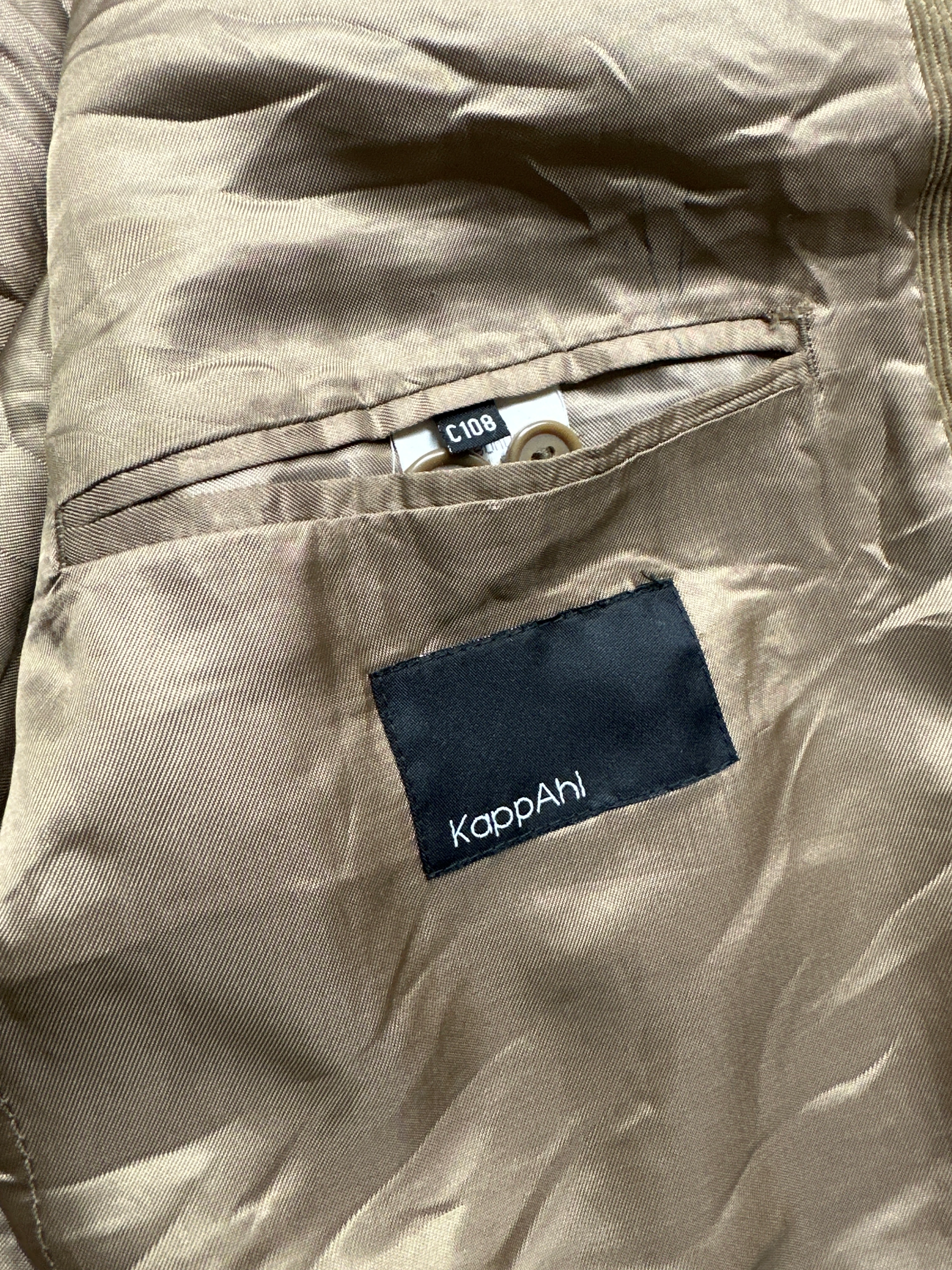 KappAhl – Sakko | Beige Cotton Blend (EU 56–58)