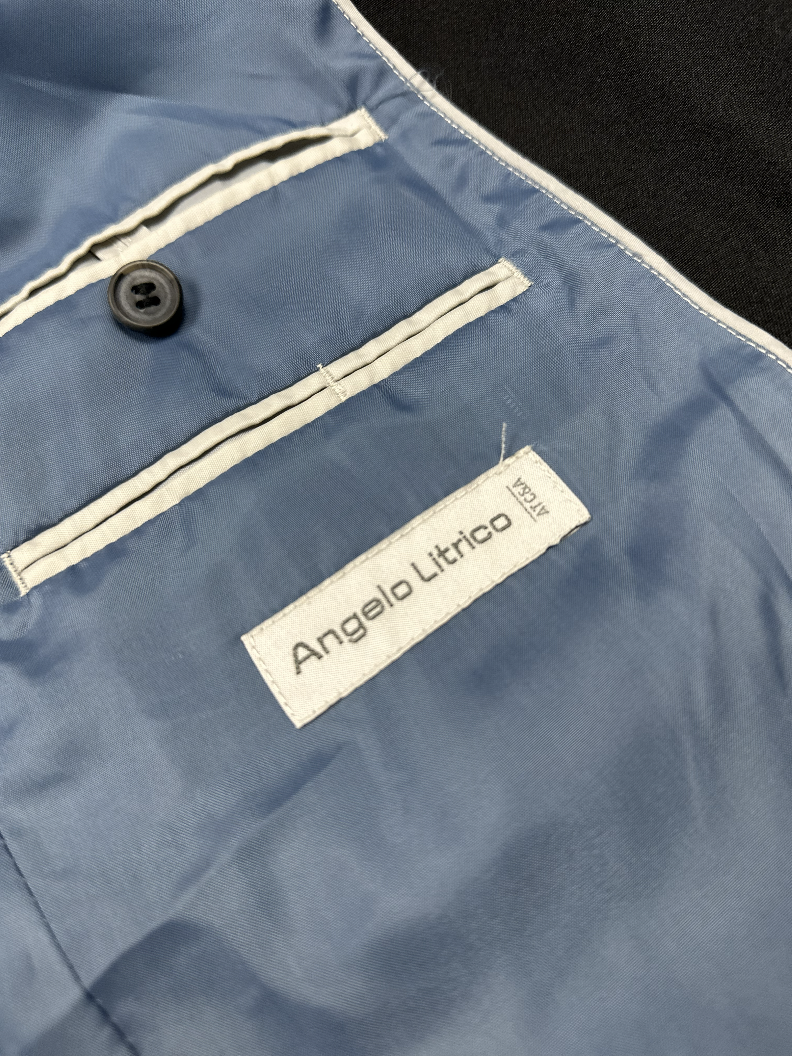 Angelo Litrico – Sakko | Black Wool Blend (EU 48)