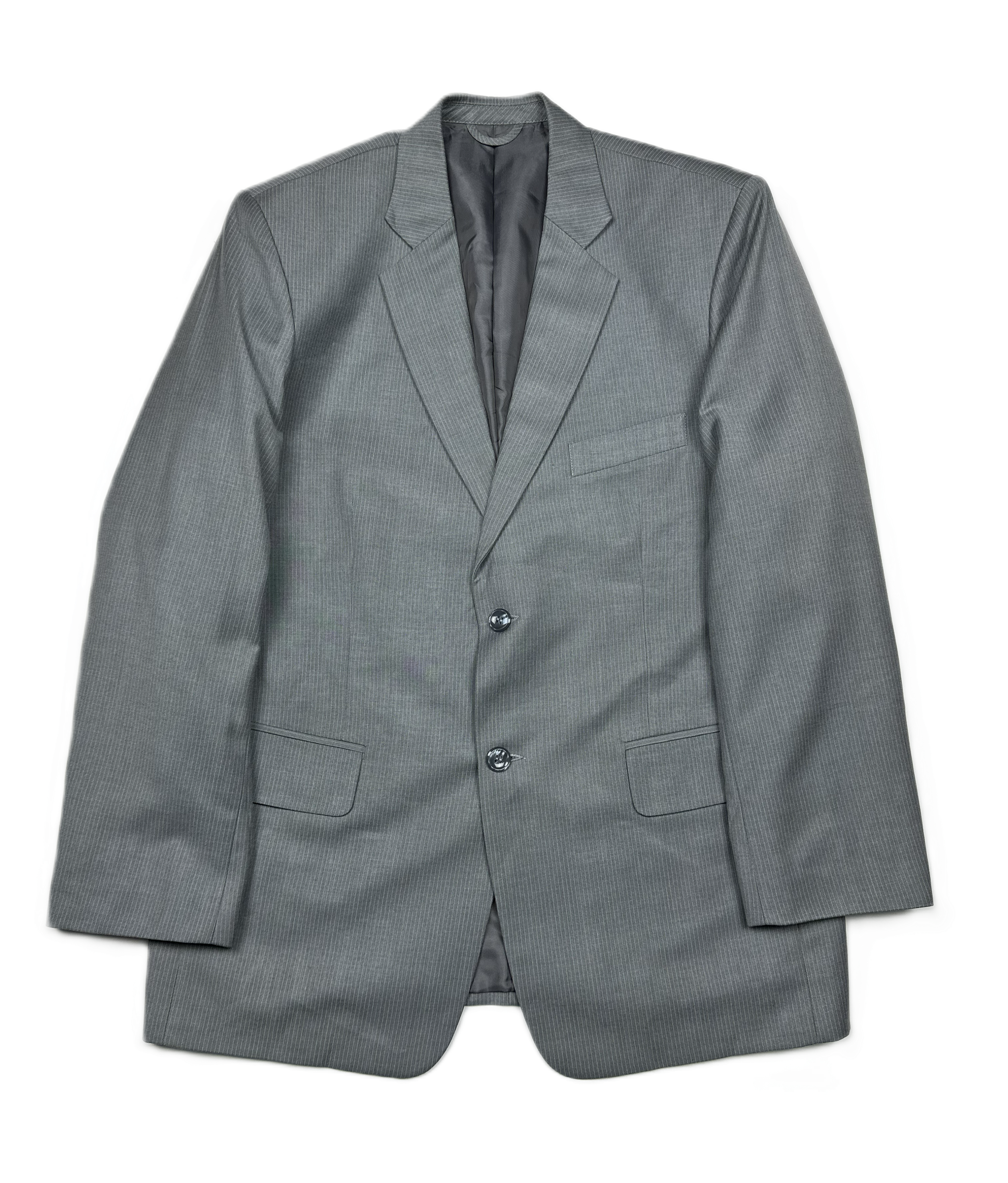 Tailored – Sakko | Light Grey Pinstripe (EU 46 / S)