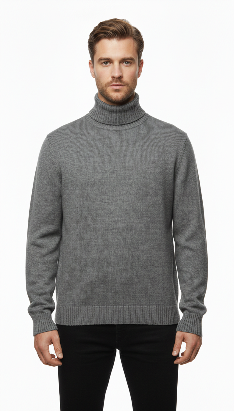 Abercrombie & Fitch – Knit | Light Grey Cotton Blend (XXL)