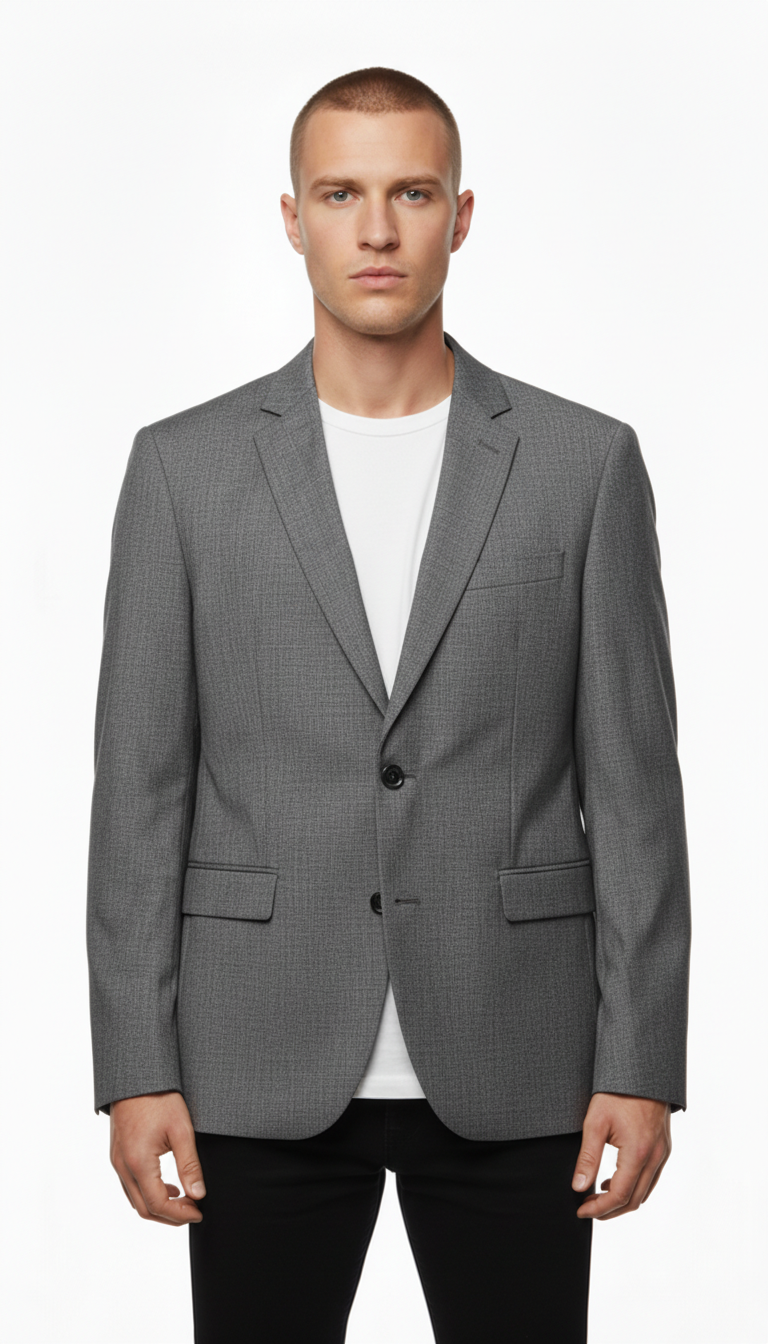 Angelo Litrico – Sakko | Black Tailored Fit (EU 48)