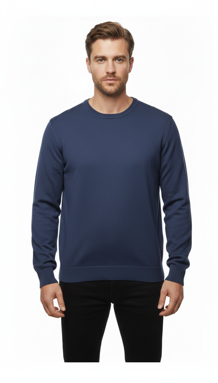 Barrage Paris – Knit | Dark Blue Cashmere Blend (L)