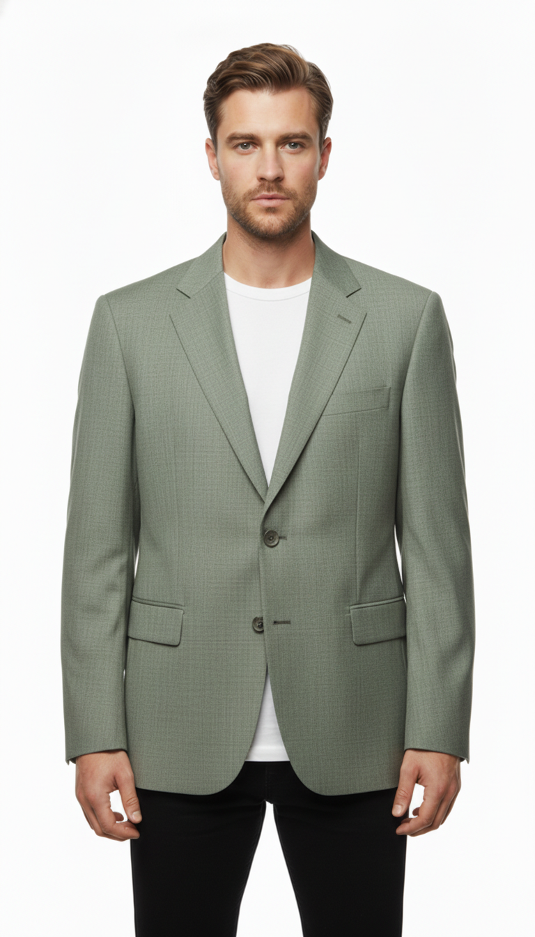 Boggi Milano – Sakko | Dark Green Wool-Cashmere Blend (EU 50)